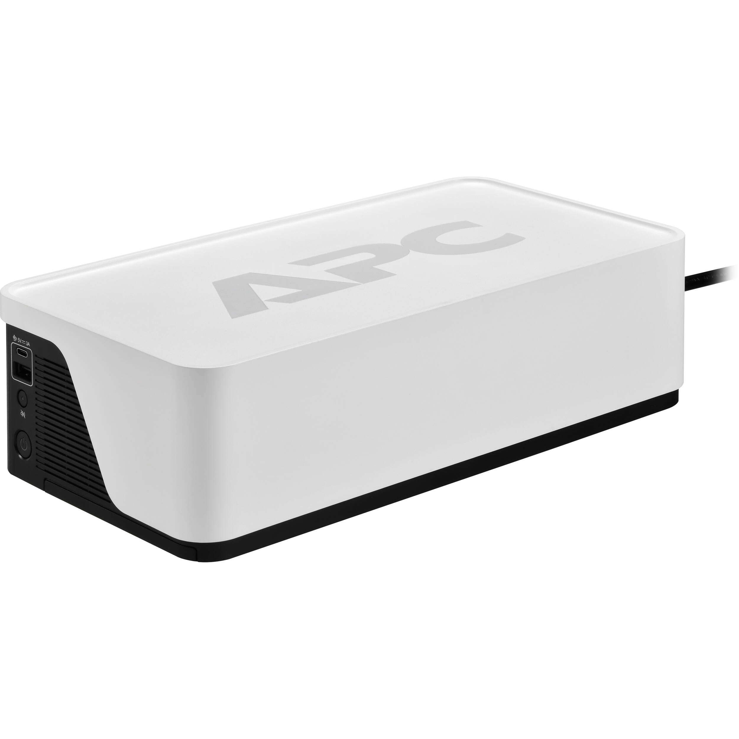 APC Back-UPS BE900G3 desktop UPS with 900 VA capacity and 6 outlets — view 2