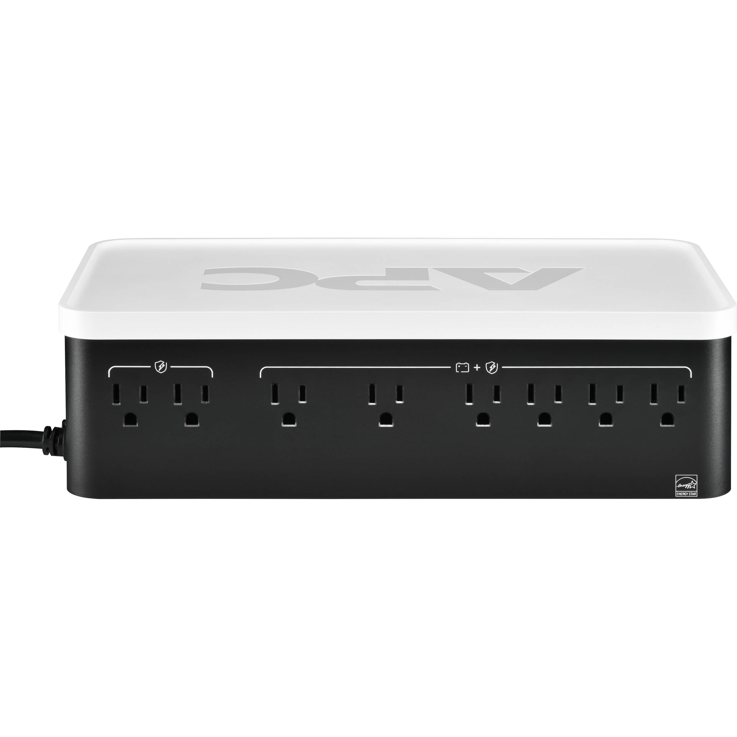 APC Back-UPS BE900G3 desktop UPS with 900 VA capacity and 6 outlets — view 7