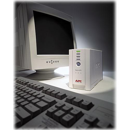 APC Back-UPS CS BK500 500 VA 300 W desktop UPS for basic battery backup — view 3