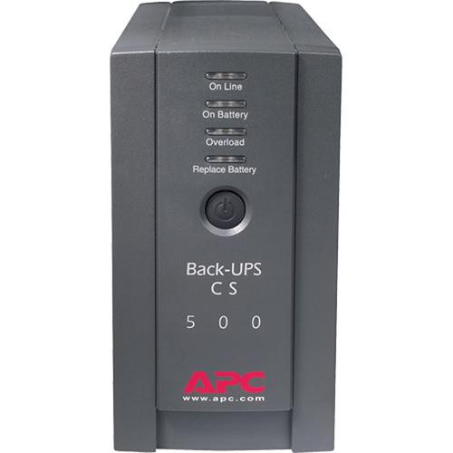 APC Back-UPS CS 500VA 300W desktop UPS with USB port, black — view 2
