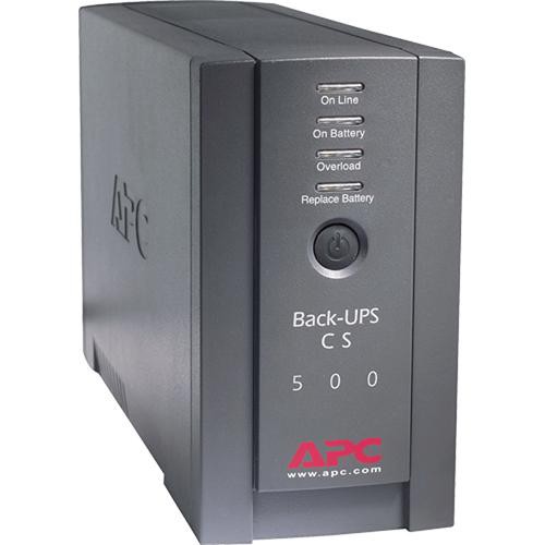 APC Back-UPS CS 500VA 300W desktop UPS with USB port, black — view 3