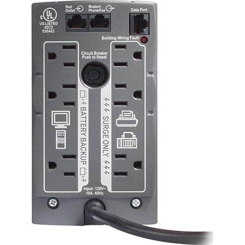 APC Back-UPS CS 500VA 300W desktop UPS with USB port, black — view 4