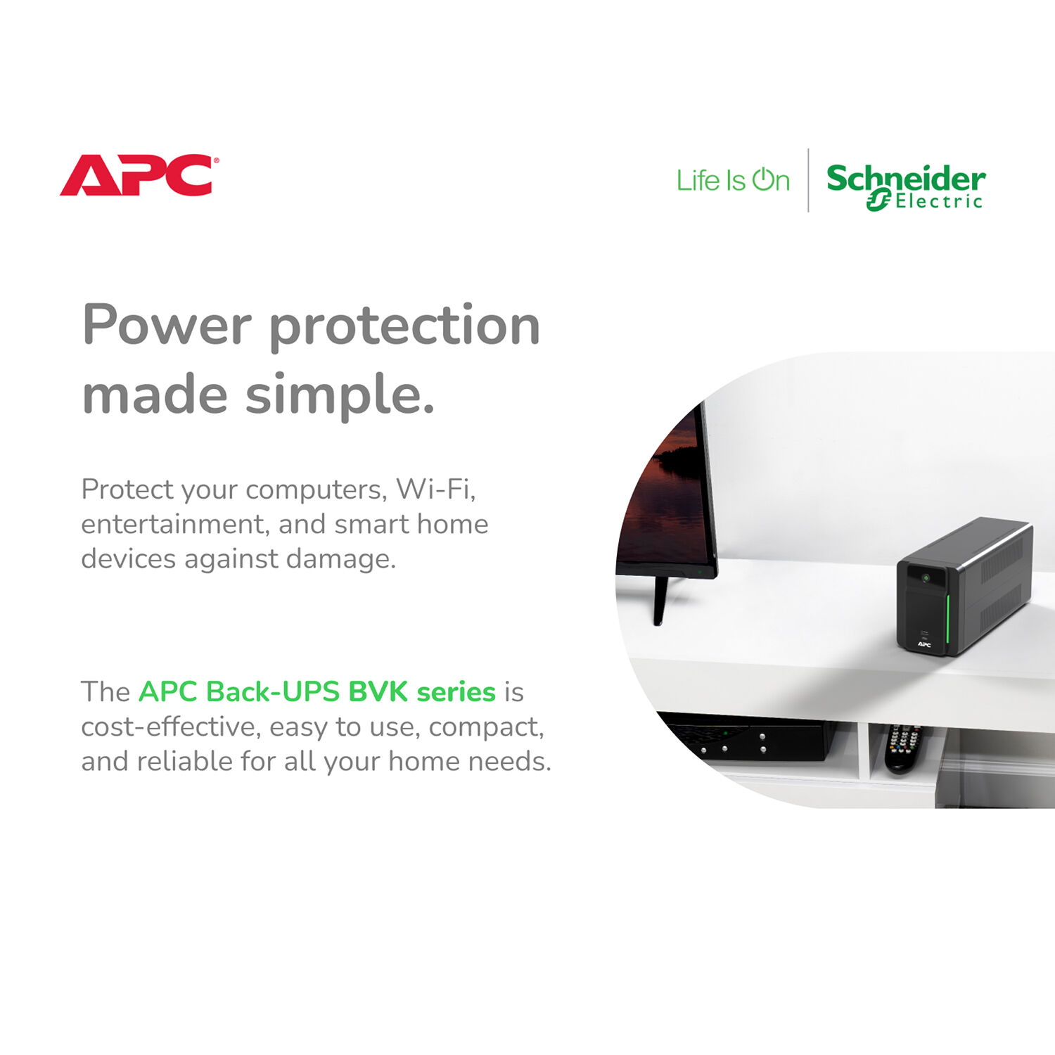 APC 950 VA Back UPS Tower with 6 NEMA 5-15R outlets for desktop power backup — view 6