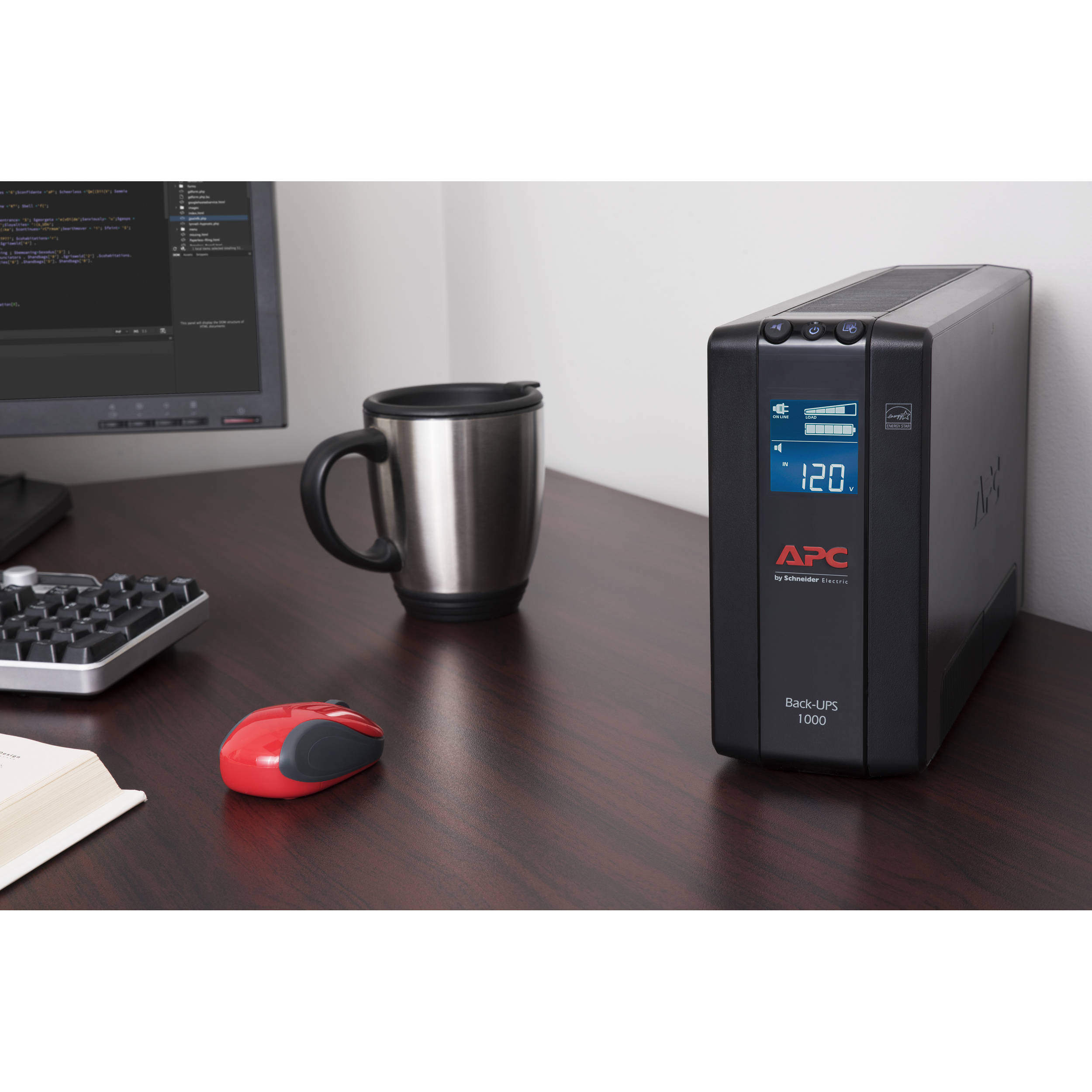 APC Back-UPS Pro BX1000M 1,000 VA desktop UPS with 8 outlets and AVR — view 6