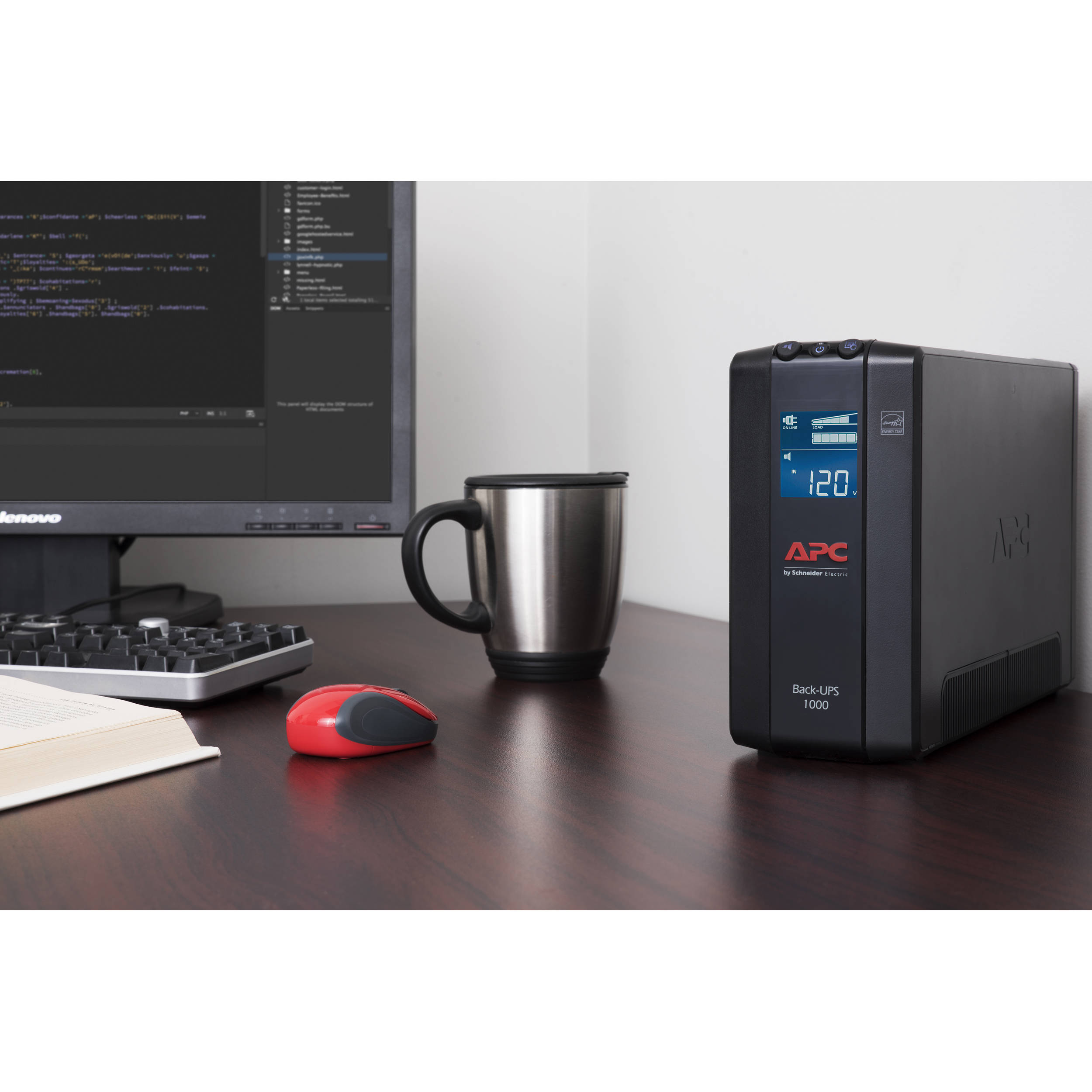 APC Back-UPS Pro BX1000M 1,000 VA desktop UPS with 8 outlets and AVR — view 7