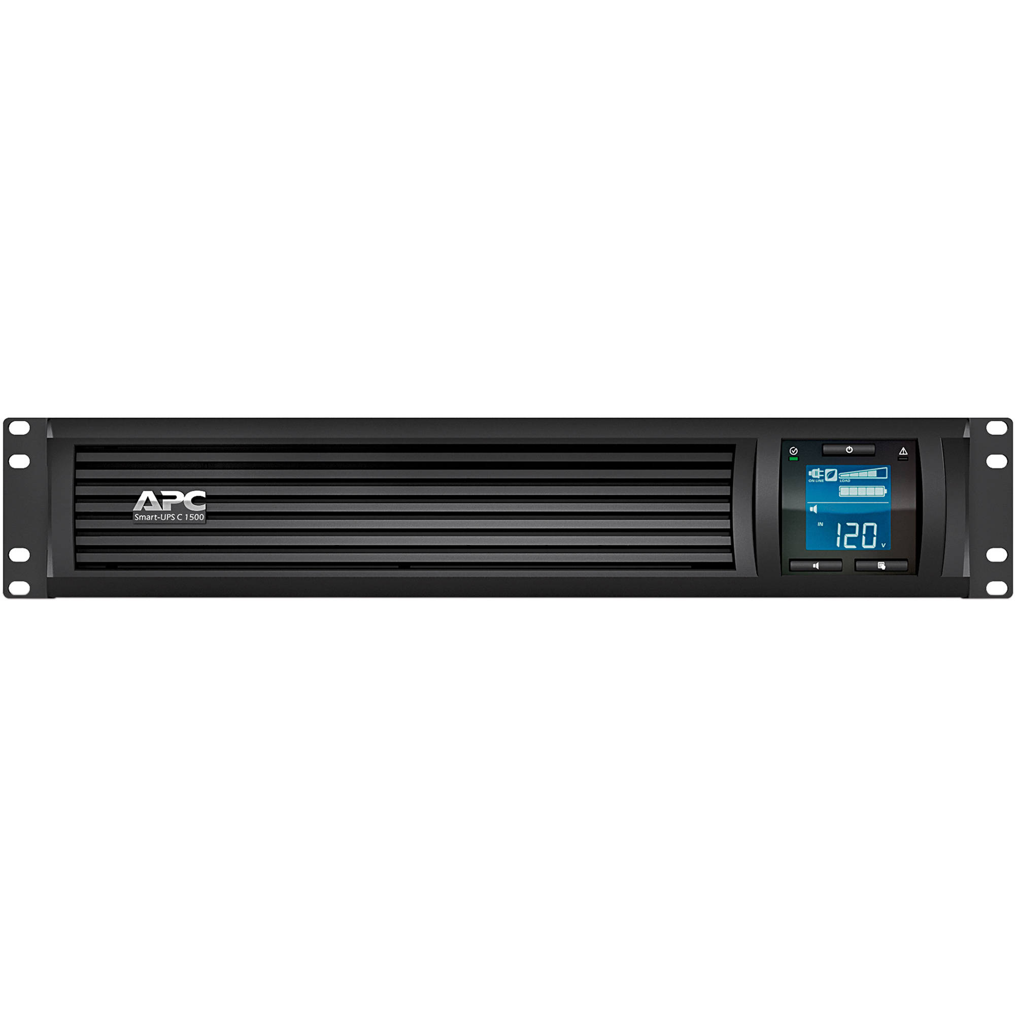 APC Smart-UPS C 1500VA 2U rackmount 120V UPS with LCD display — view 2