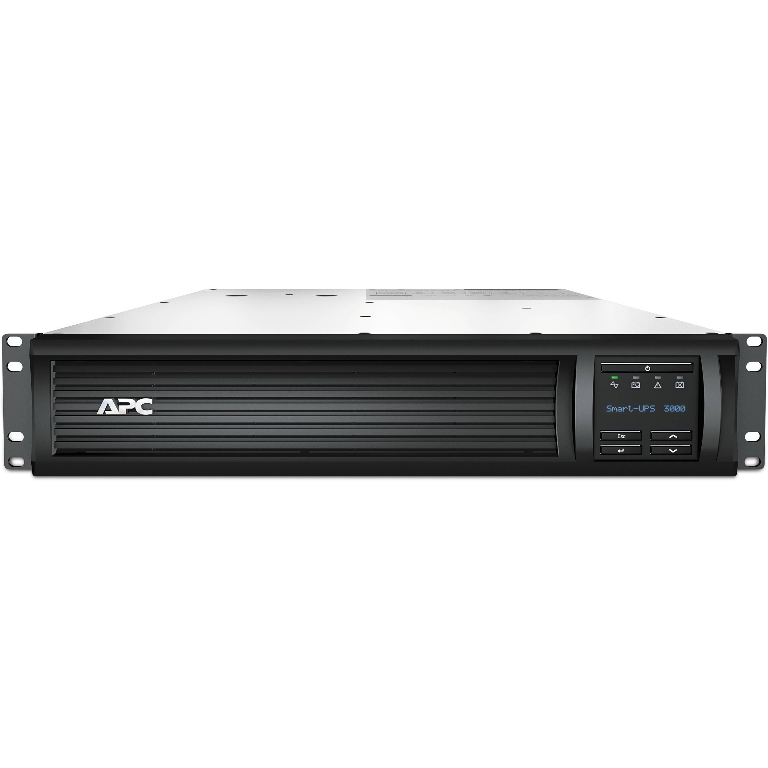 APC Smart-UPS SMT3000R2X145 3,000 VA 2U rack-mount UPS with LCD display — view 2