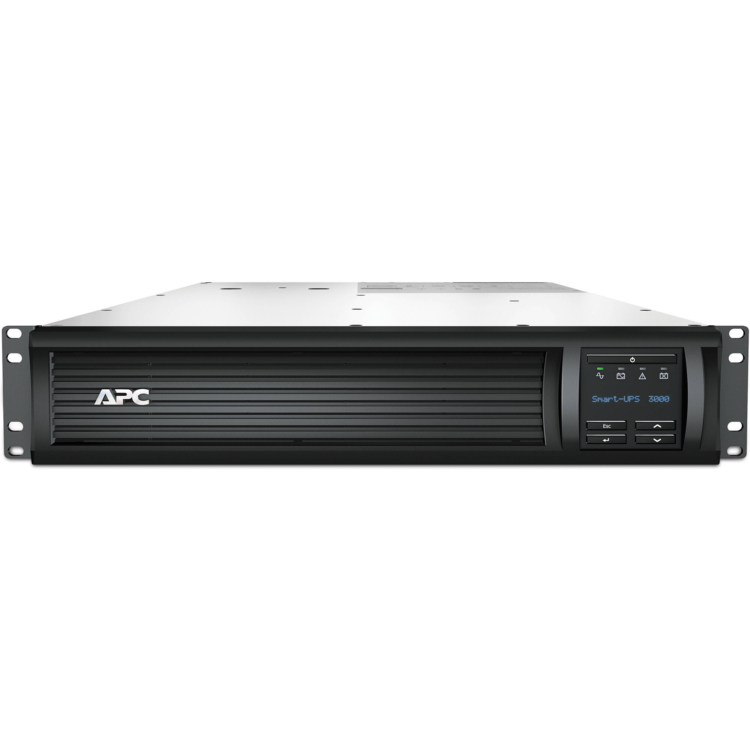 APC Smart-UPS SMT3000RMT2U 3,000 VA 2U rack-mount UPS with LCD for 208 V critical power protection — view 2
