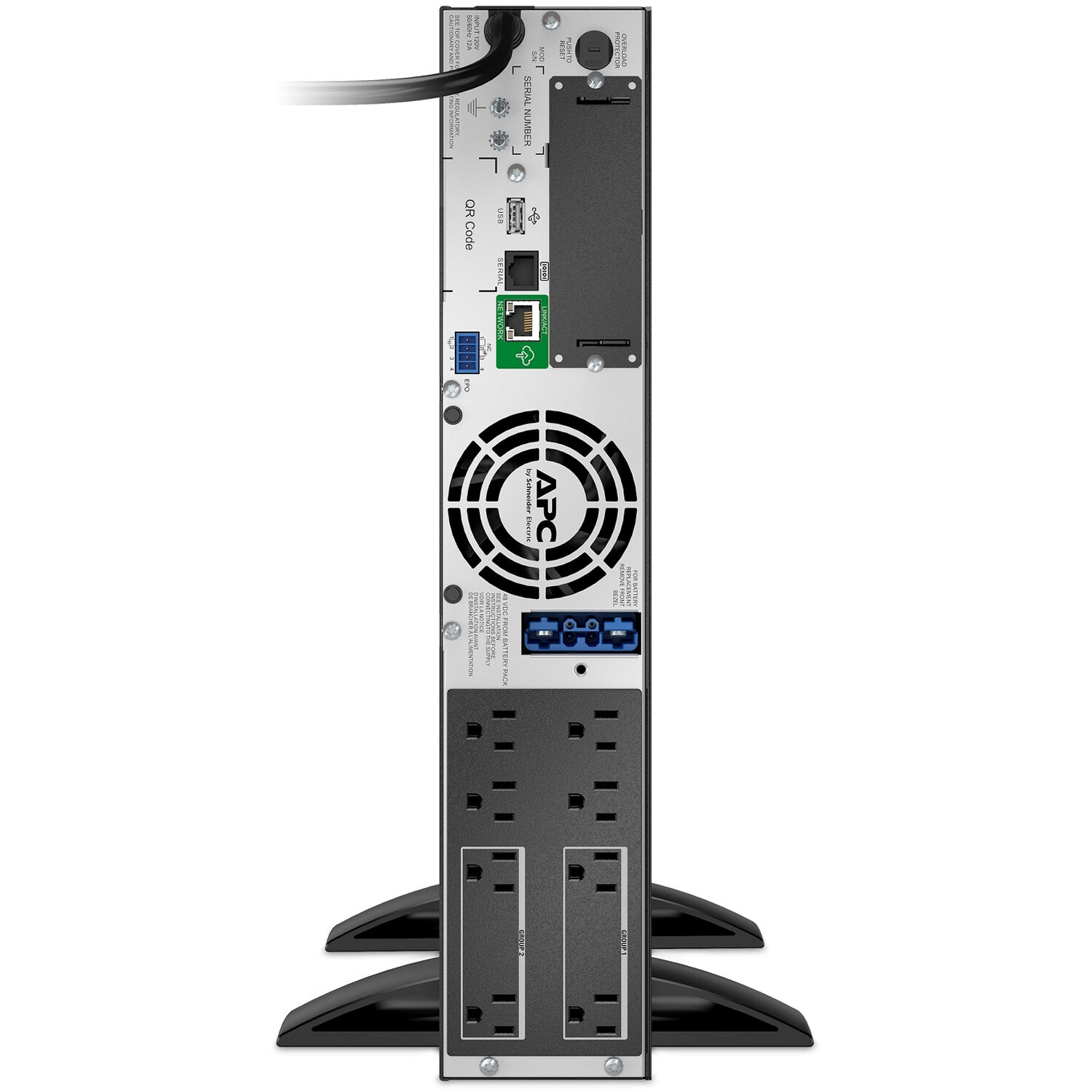 APC SMX1000C 1000VA Smart-UPS X rack tower convertible UPS with 8 NEMA outlets — view 2