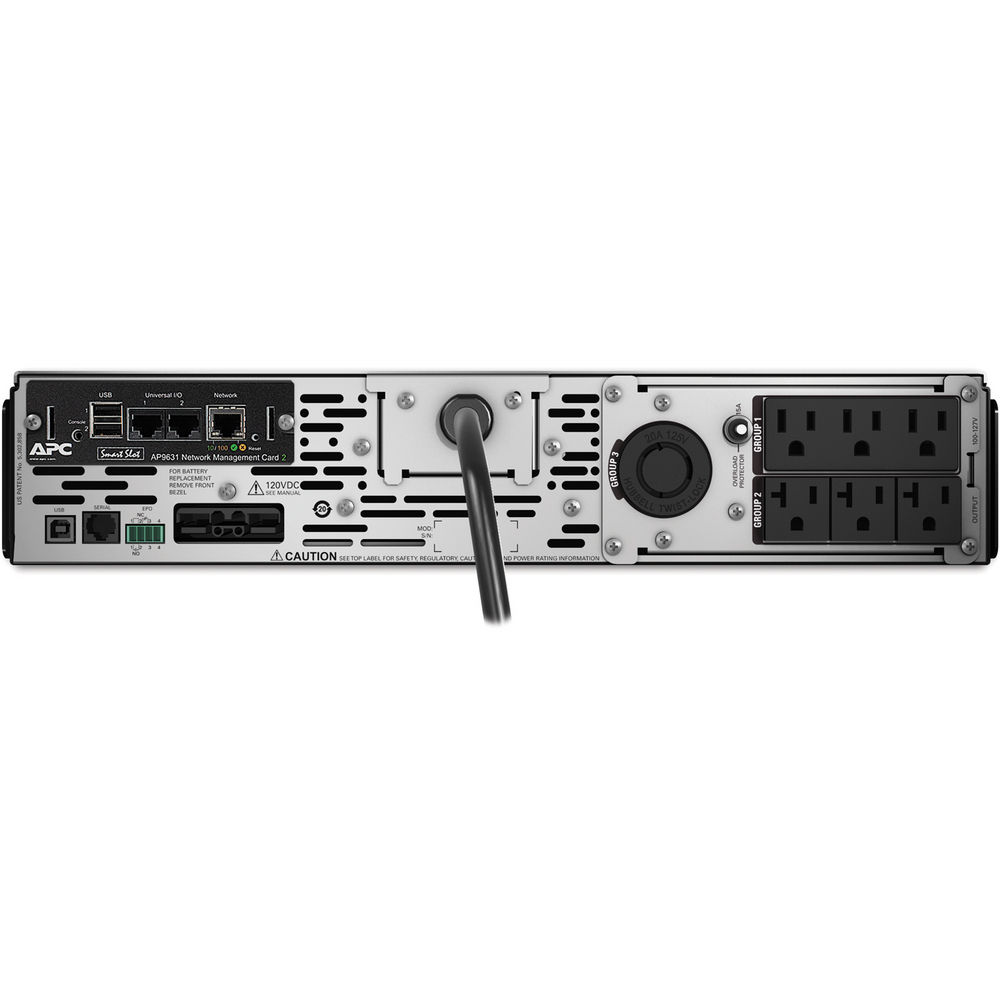 APC Smart-UPS X 2,000 VA rack/tower UPS with LCD and network card — view 3