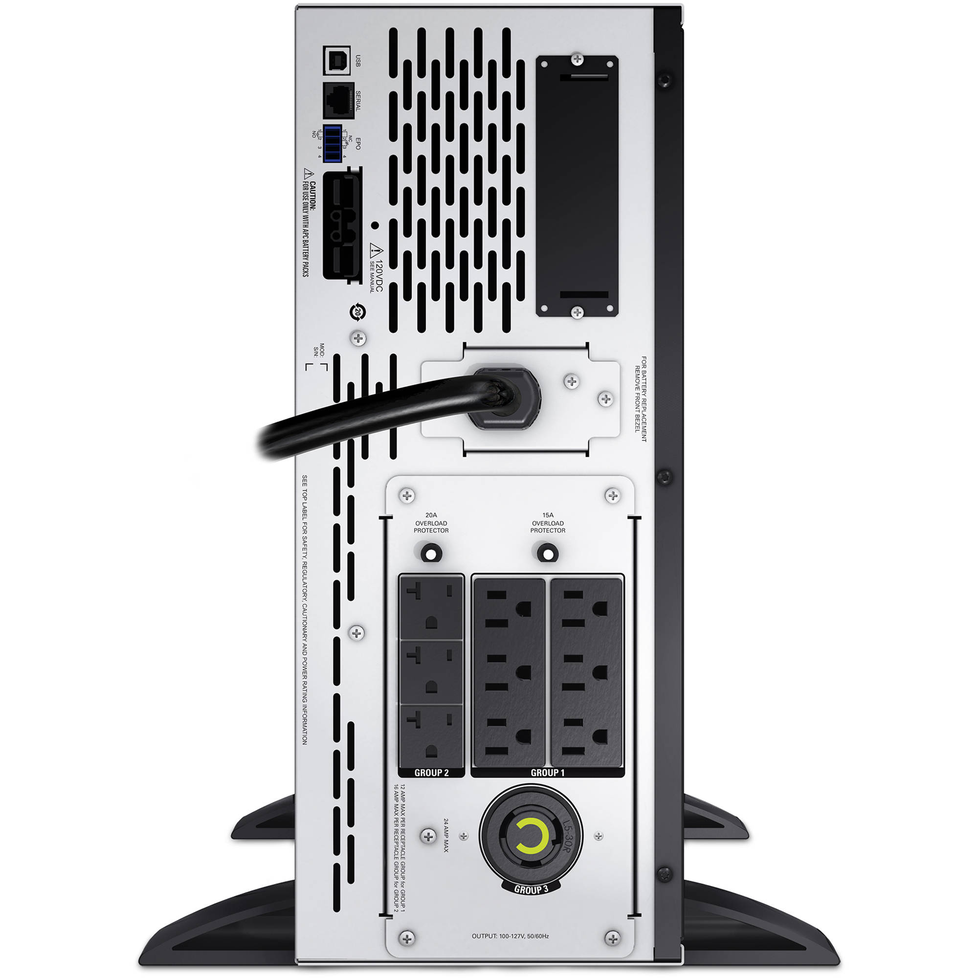 APC Smart-UPS X 3000VA rack/tower LCD UPS for server and network power protection — view 6