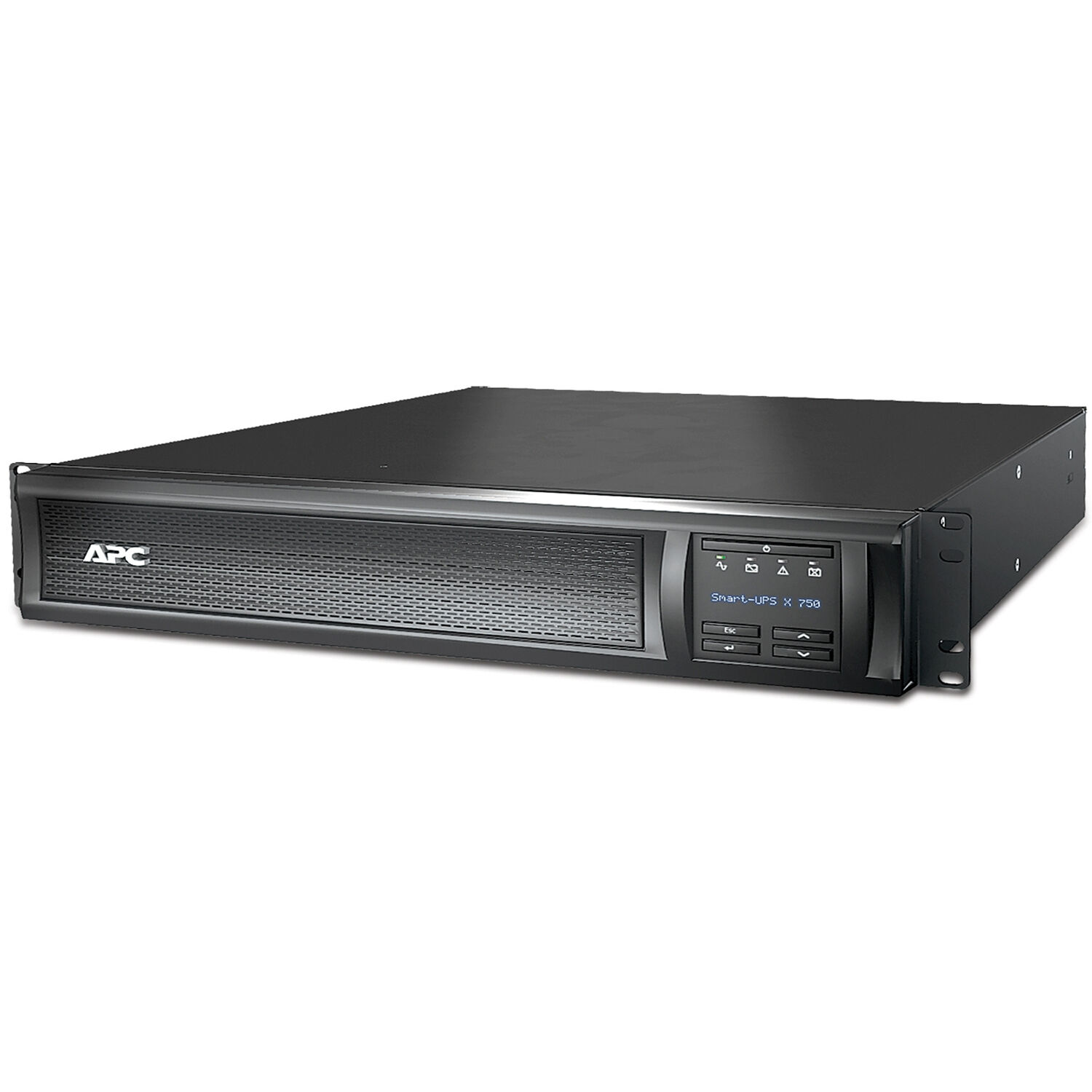 APC Smart-UPS X 750VA rack/tower UPS with LCD display and network card for 120V power protection — view 2