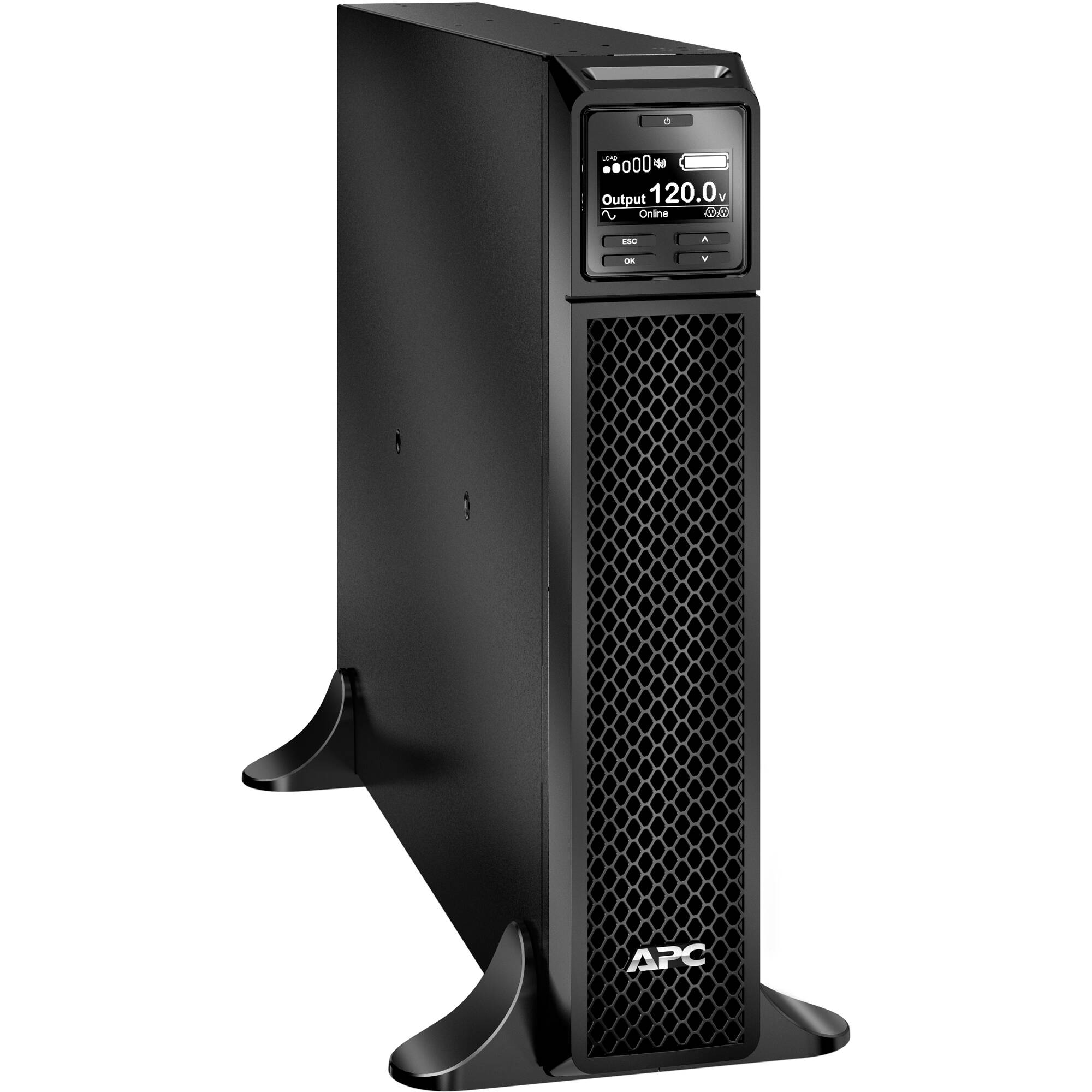 APC Smart-UPS SRT 1000VA 120V rack-mount online UPS for network and server protection — view 3