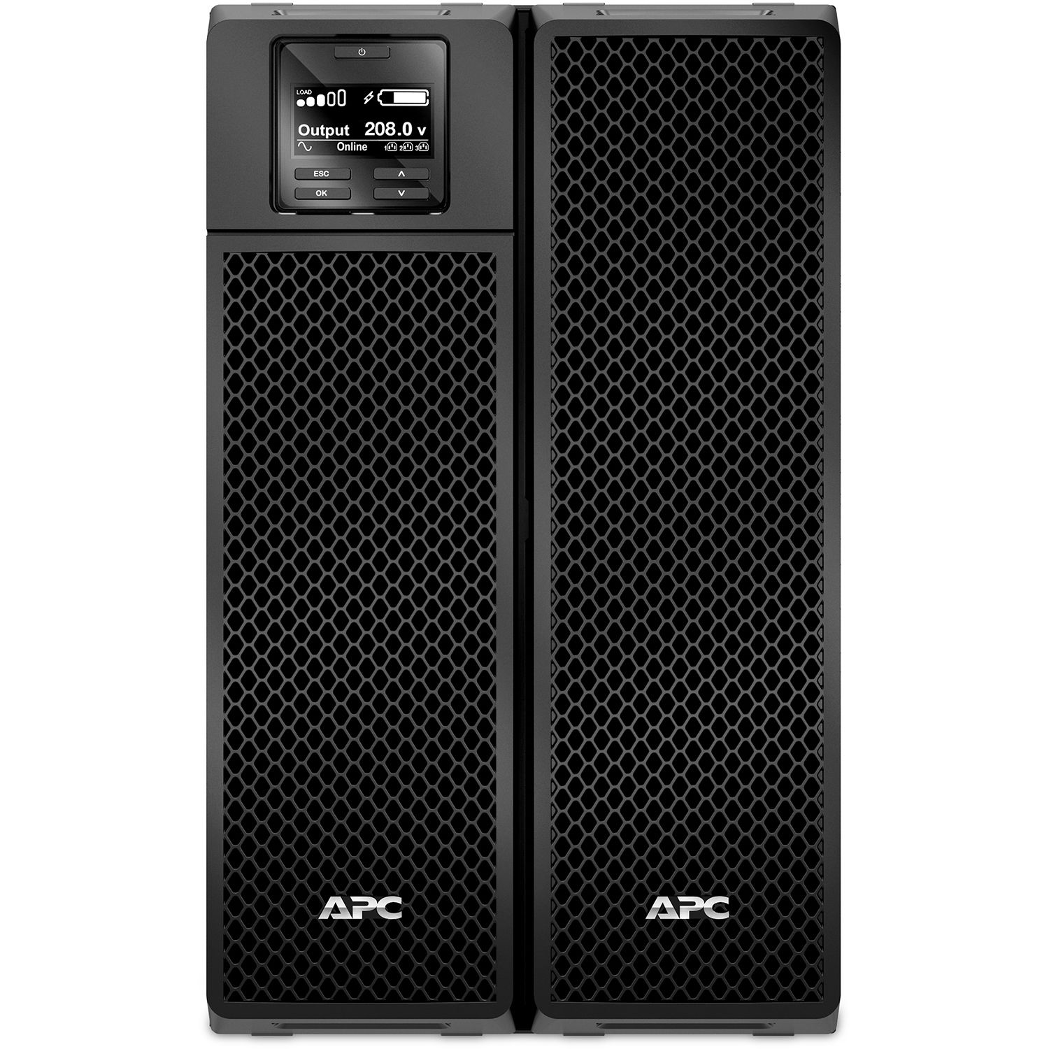 APC Smart-UPS SRT10KXLT 10,000 VA 208 V rack-mount online UPS with NEMA L6 outlets — view 3