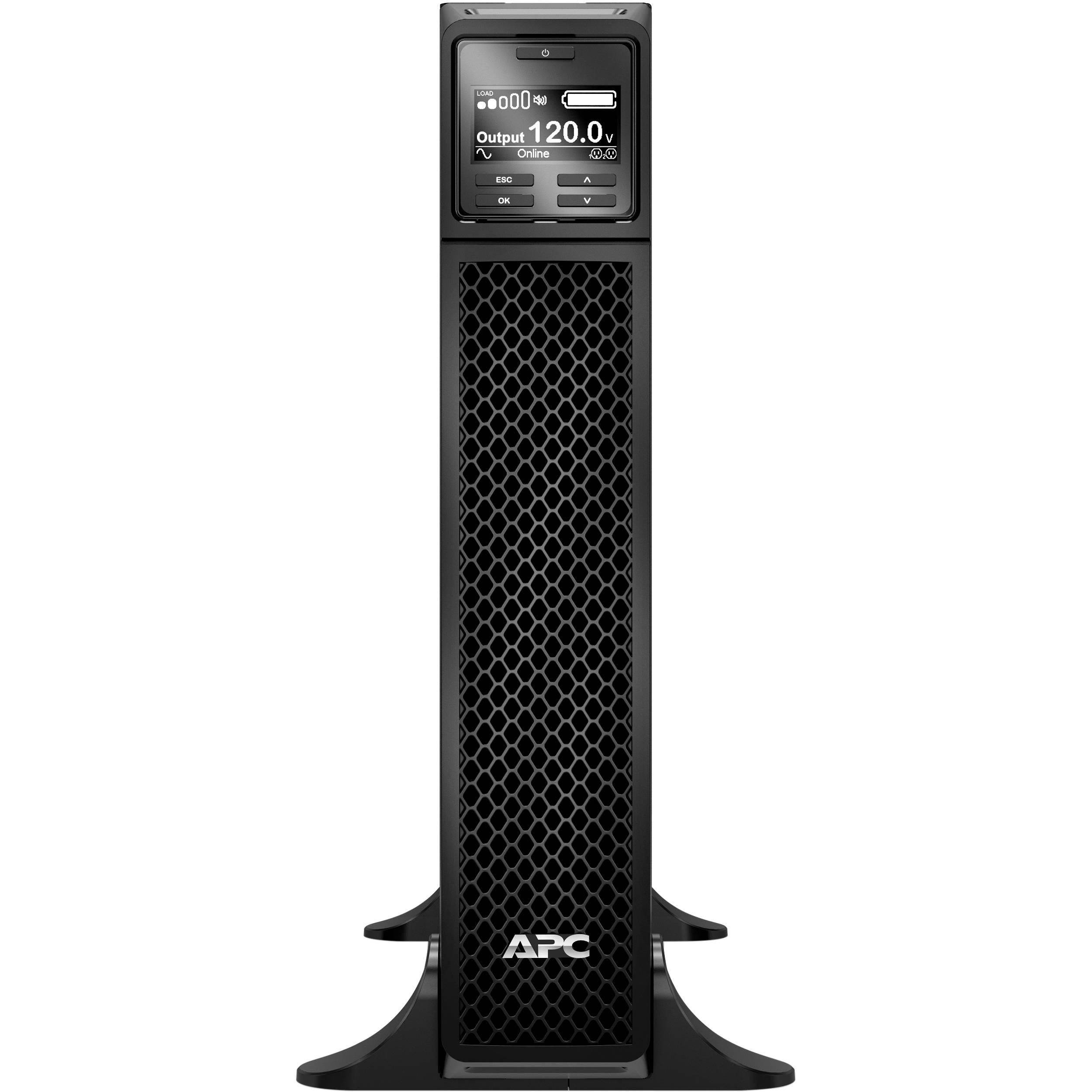 APC Smart-UPS SRT 2200VA 120V rack-mount online UPS for servers and network gear — view 2