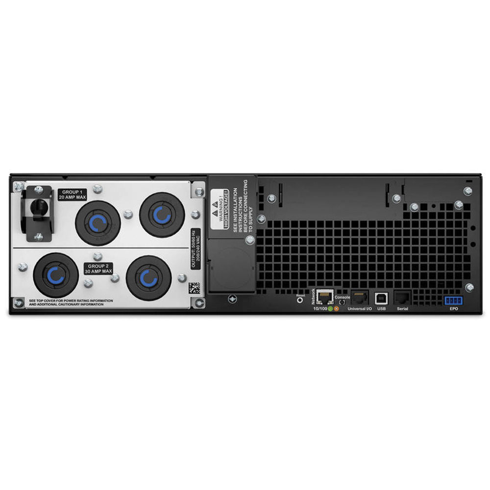 APC Smart-UPS SRT 5000VA RM 208V 3U rack-mount online UPS with 208 V input — view 4