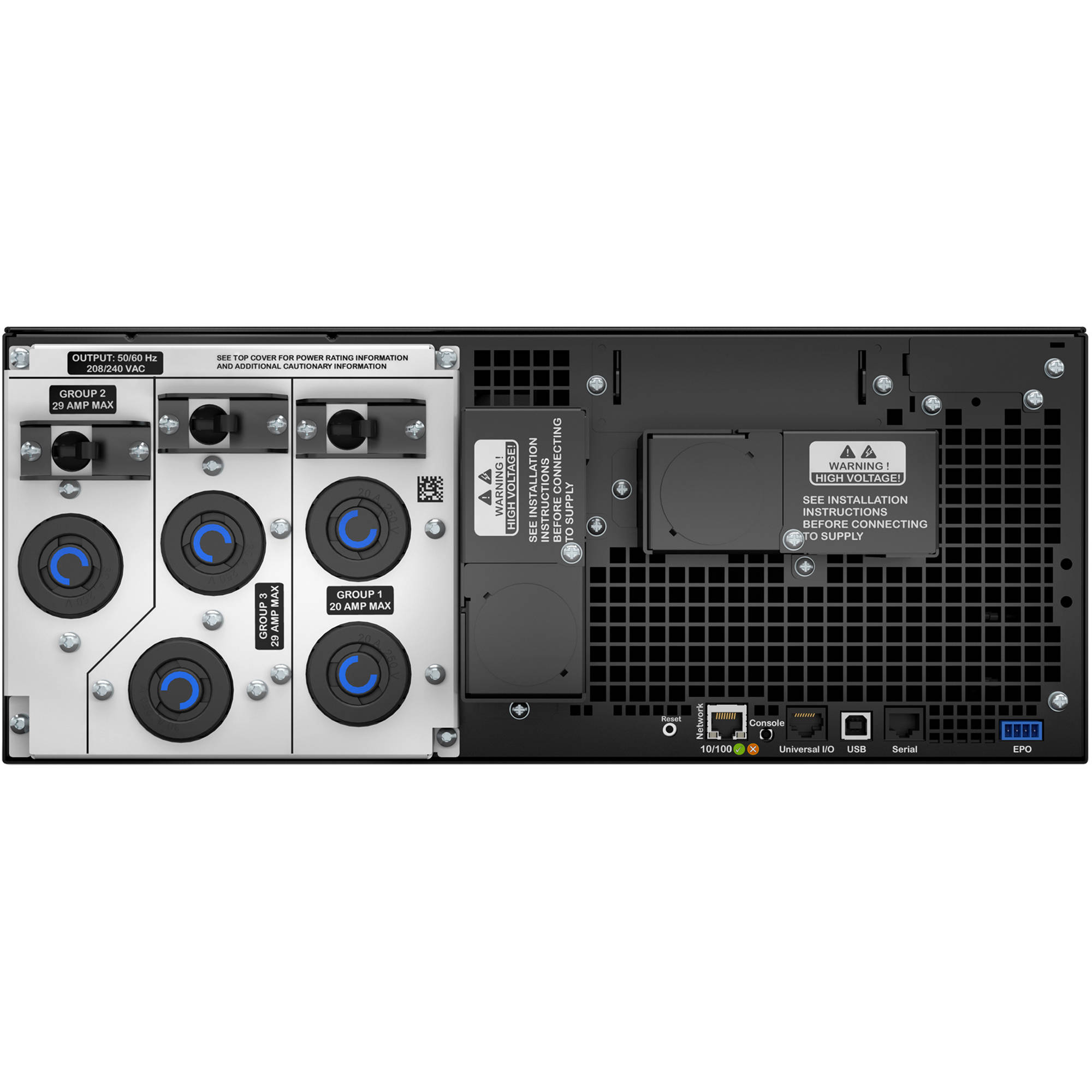 APC SRT6KRMXLT 6,000 W 208 V rack-mount Smart-UPS On-Line for enterprise IT power protection — view 4