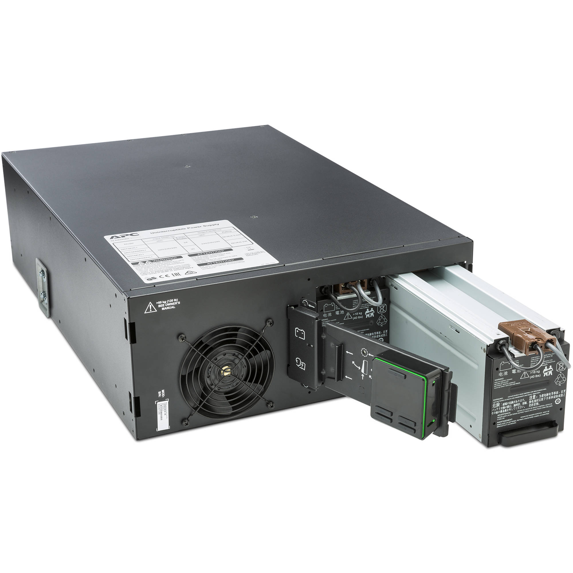 APC SRT6KRMXLT 6,000 W 208 V rack-mount Smart-UPS On-Line for enterprise IT power protection — view 5