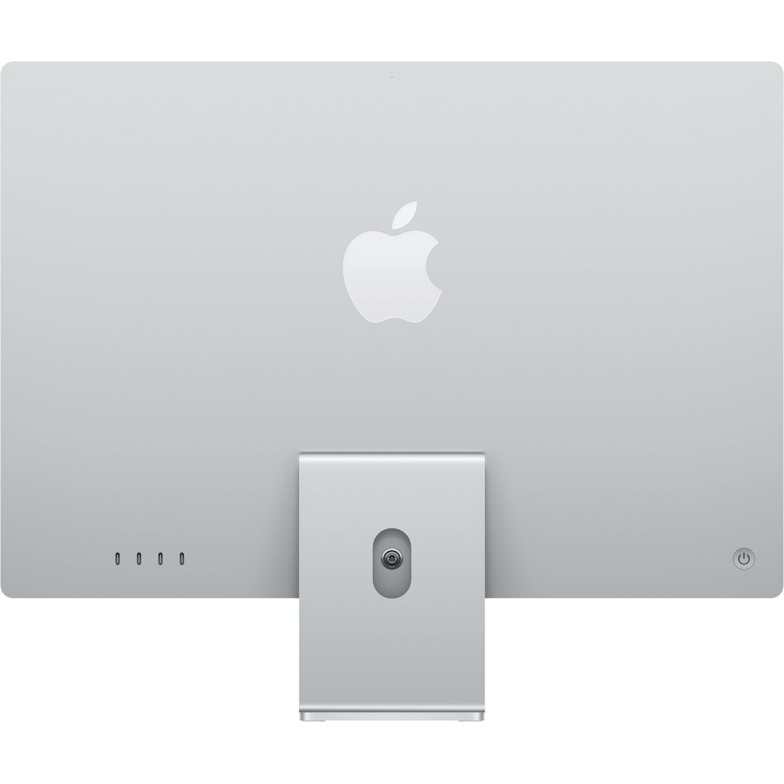 Apple iMac 24-inch in silver with 4.5K Retina display, M4 chip, and slim all-in-one design — view 2