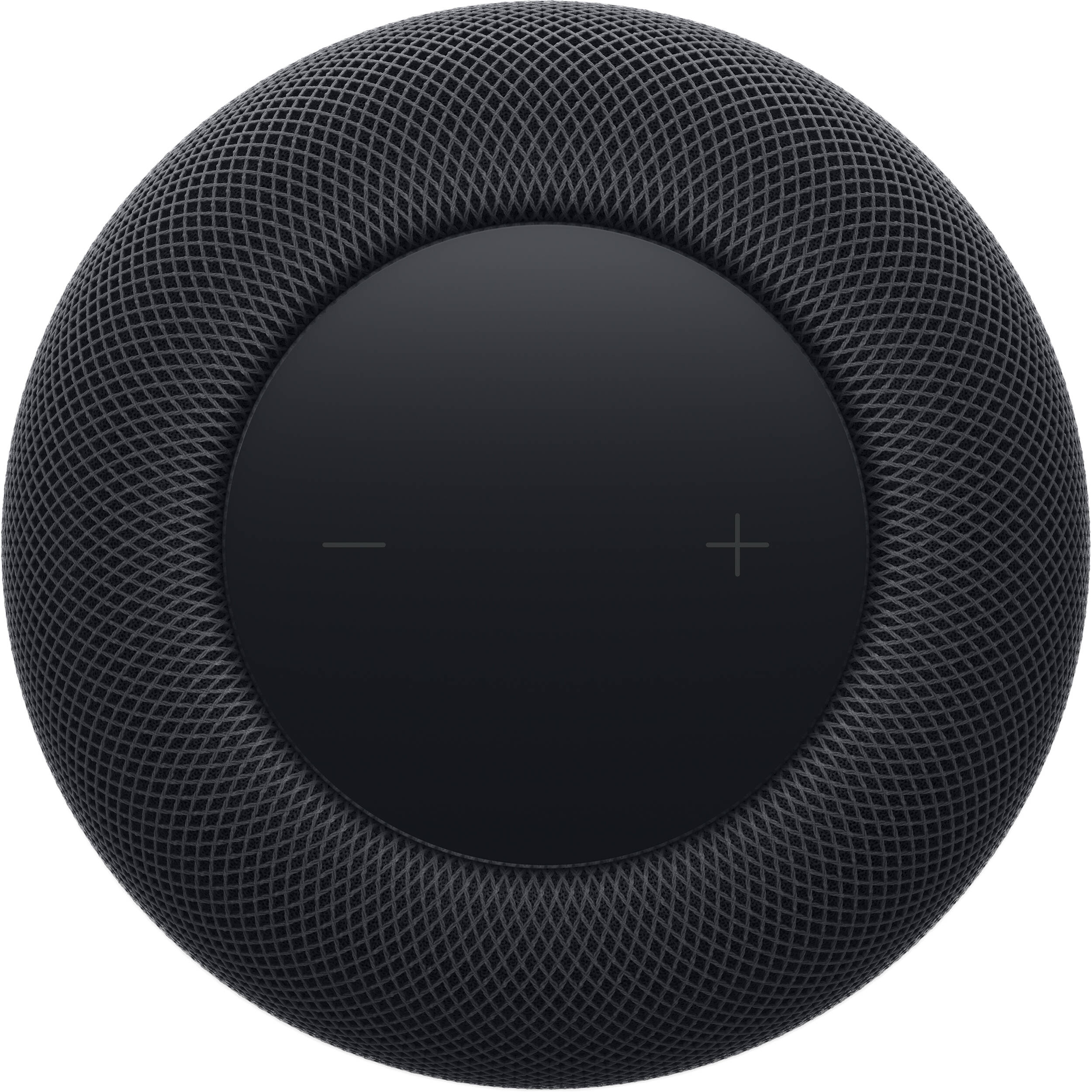 Apple HomePod in Midnight smart speaker with compact cylindrical design — view 2