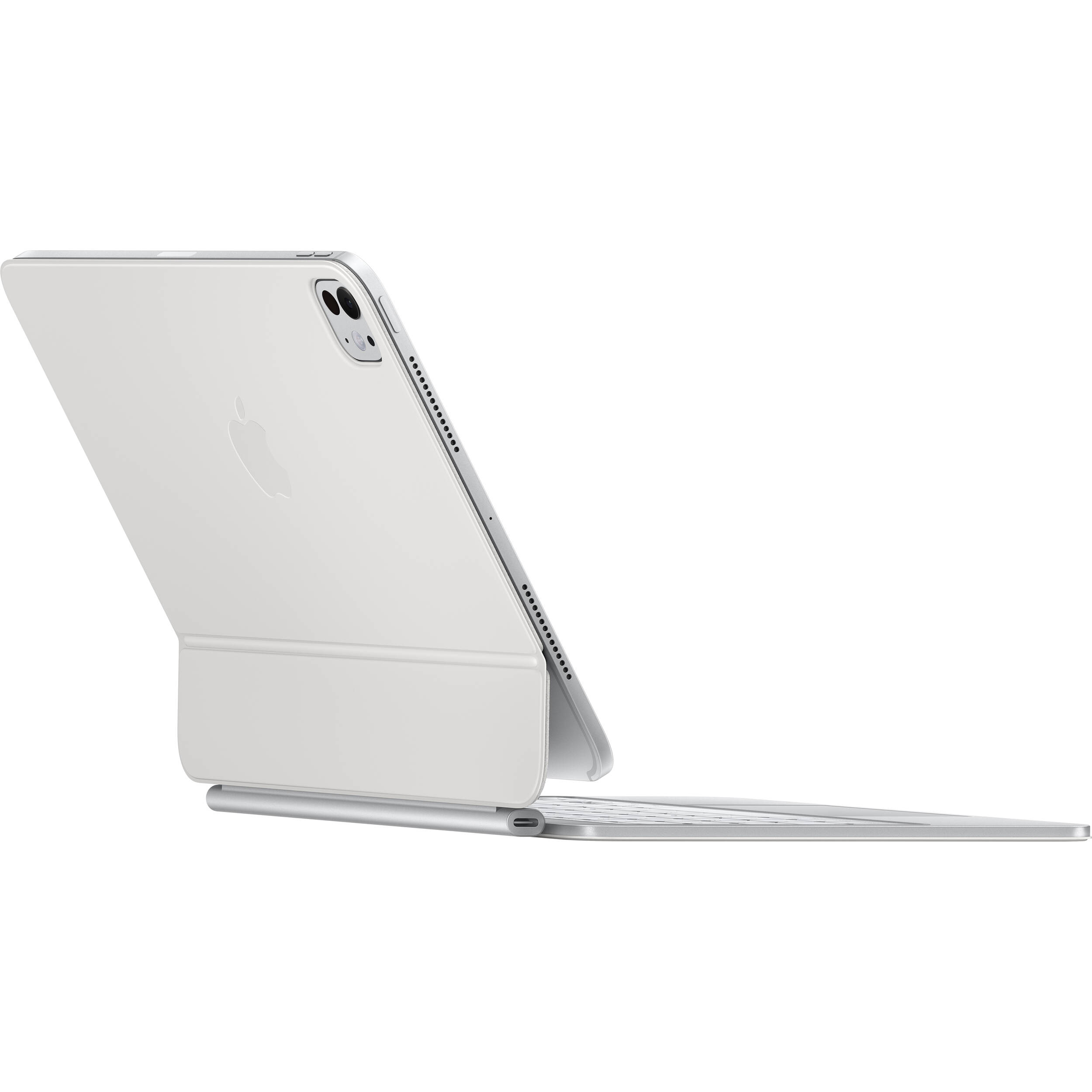 White Apple Magic Keyboard folio for iPad Air 11-inch with floating design and trackpad — view 5