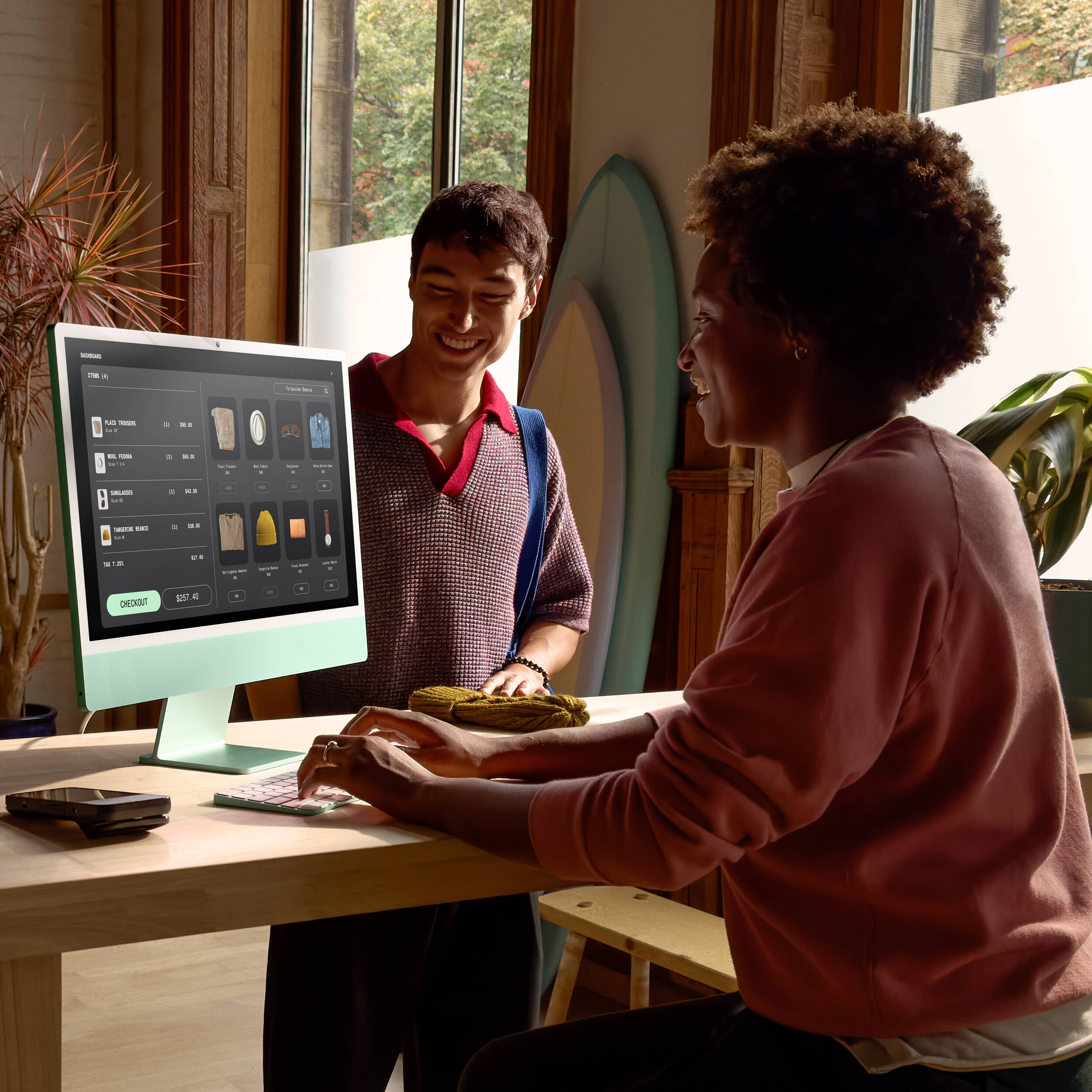 Apple iMac 24-inch Silver with M4 chip, 16 GB memory, and 256 GB SSD — view 8
