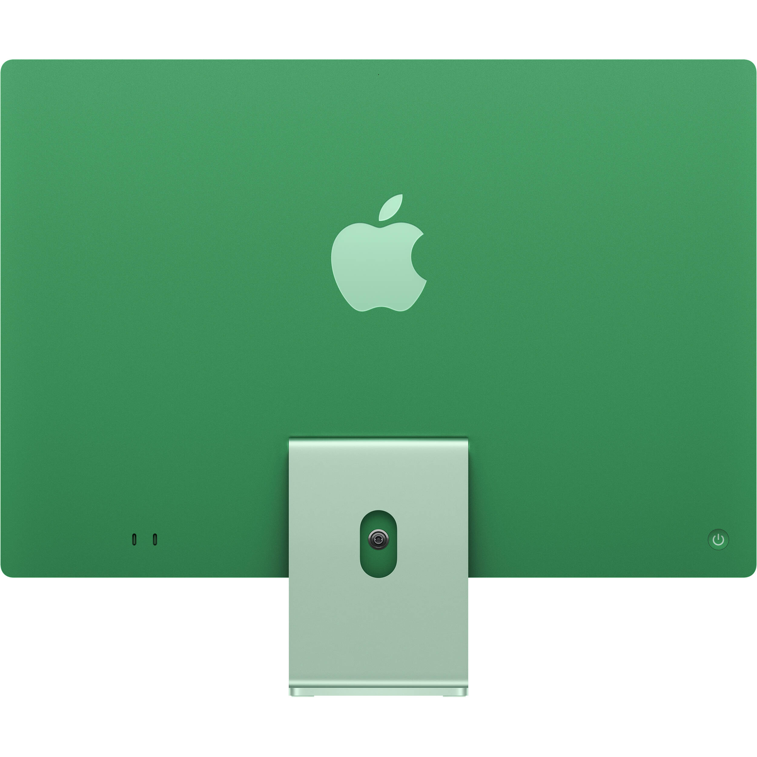 Apple iMac 24-inch in green with 4.5K Retina display, Apple M4 chip, and slim all-in-one design — view 2