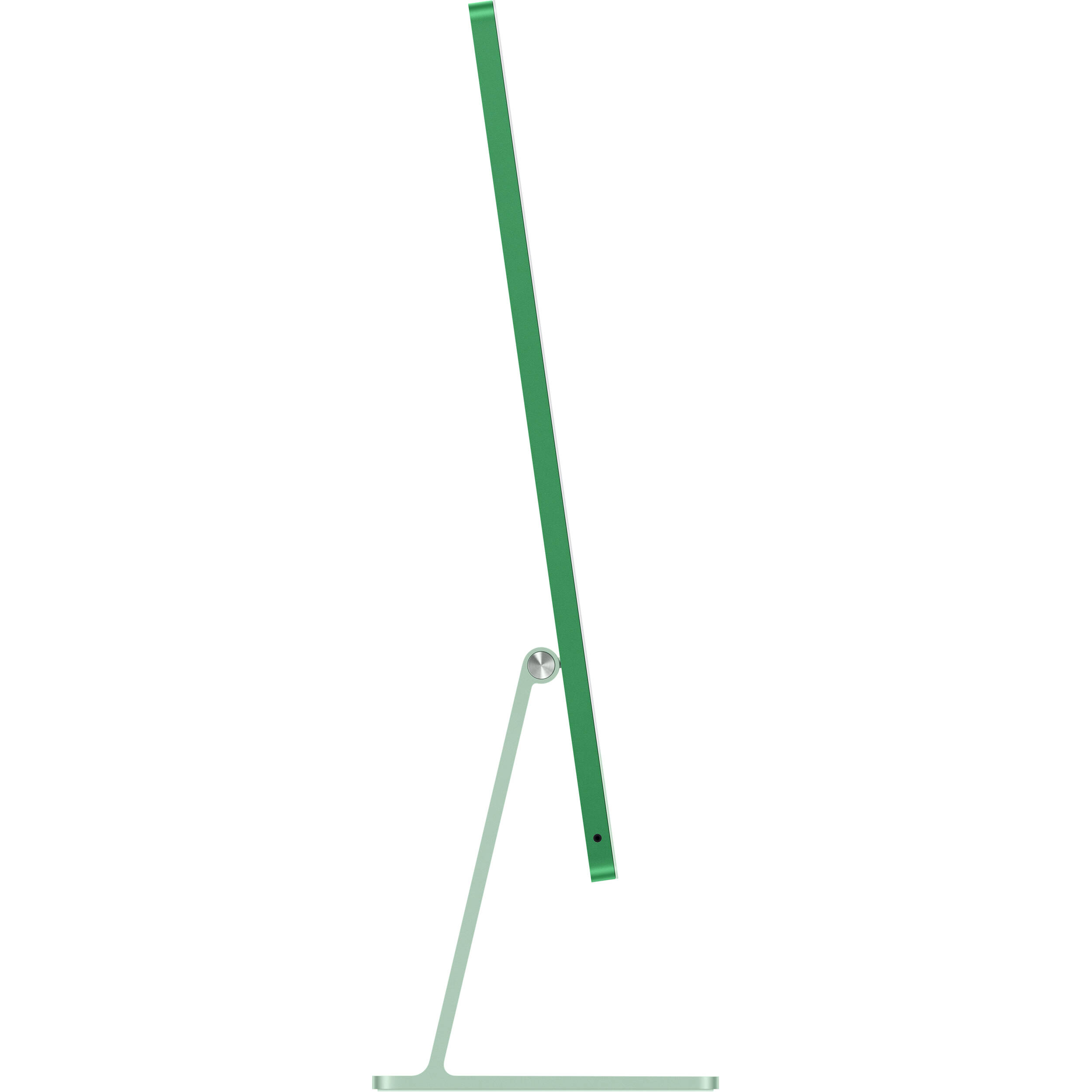 Apple iMac 24-inch in green with 4.5K Retina display, Apple M4 chip, and slim all-in-one design — view 3