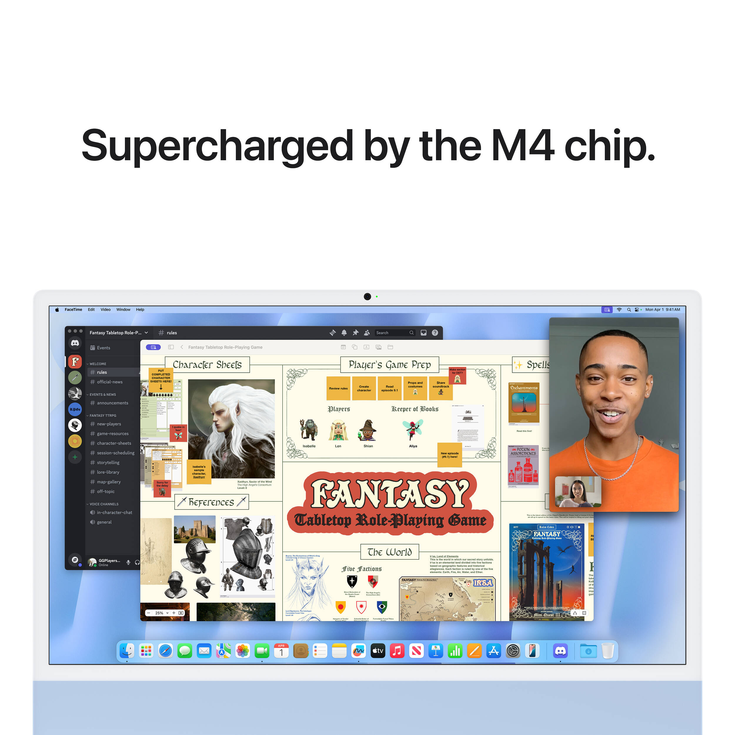 Apple iMac 24-inch all-in-one desktop in blue with M4 chip, 16 GB memory, and 256 GB SSD — view 6