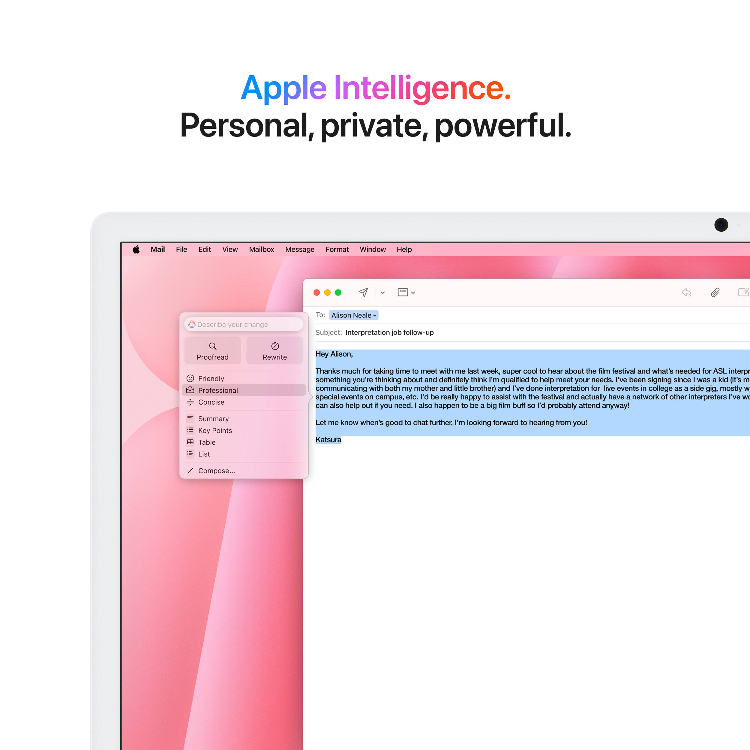 Pink Apple iMac 24-inch all-in-one desktop with 4.5K Retina display — view 5