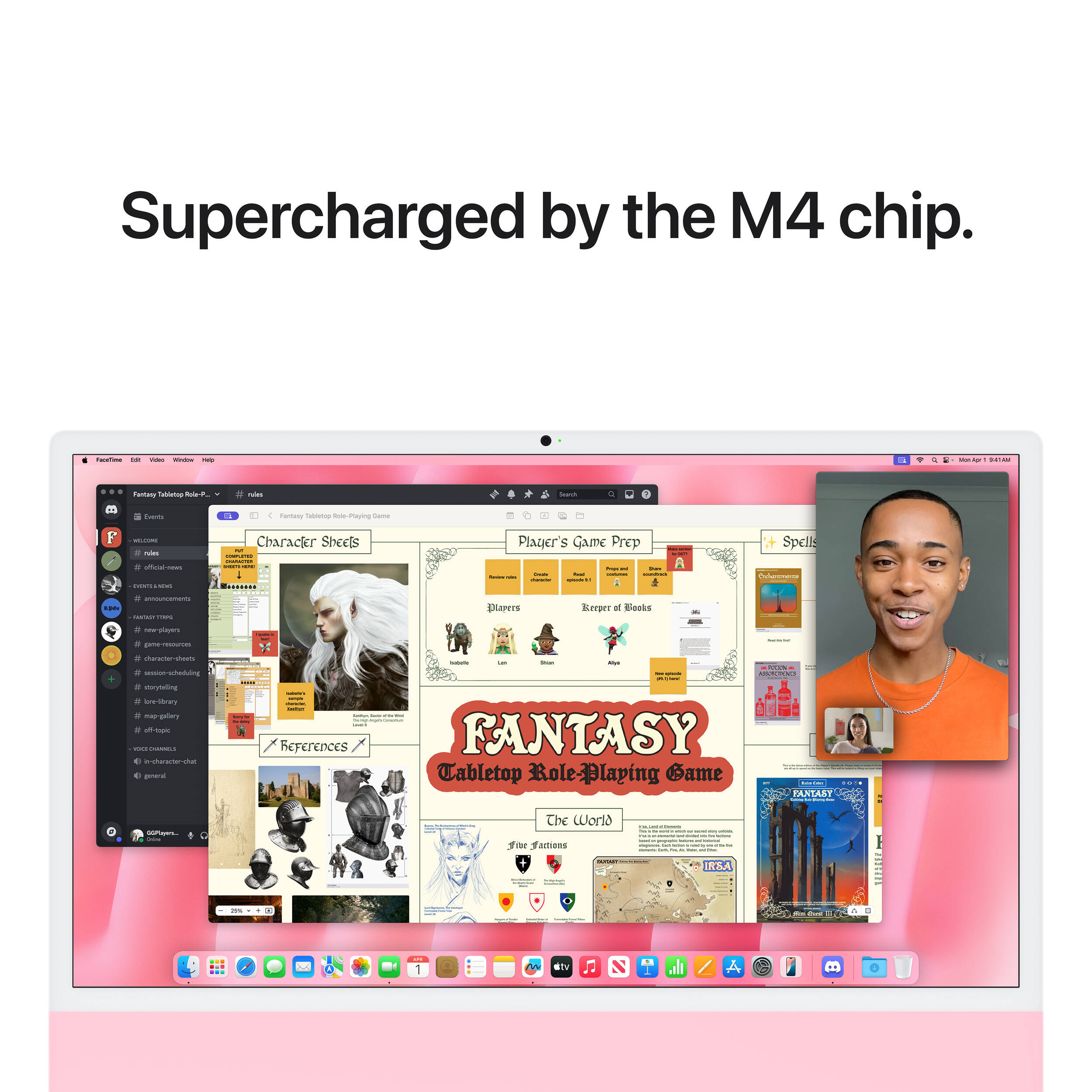 Pink Apple iMac 24-inch all-in-one desktop with 4.5K Retina display — view 6