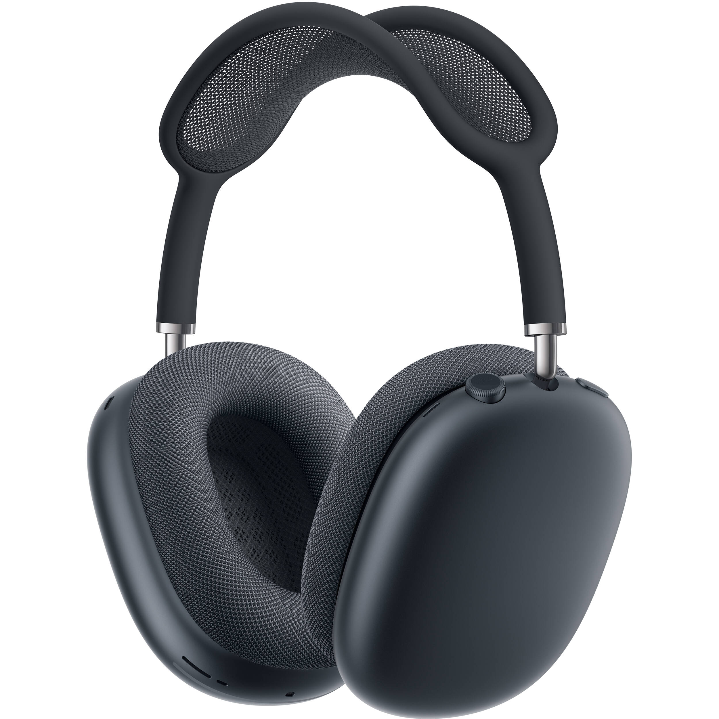Apple AirPods Max (USB-C) wireless over-ear headphones in Midnight — view 3