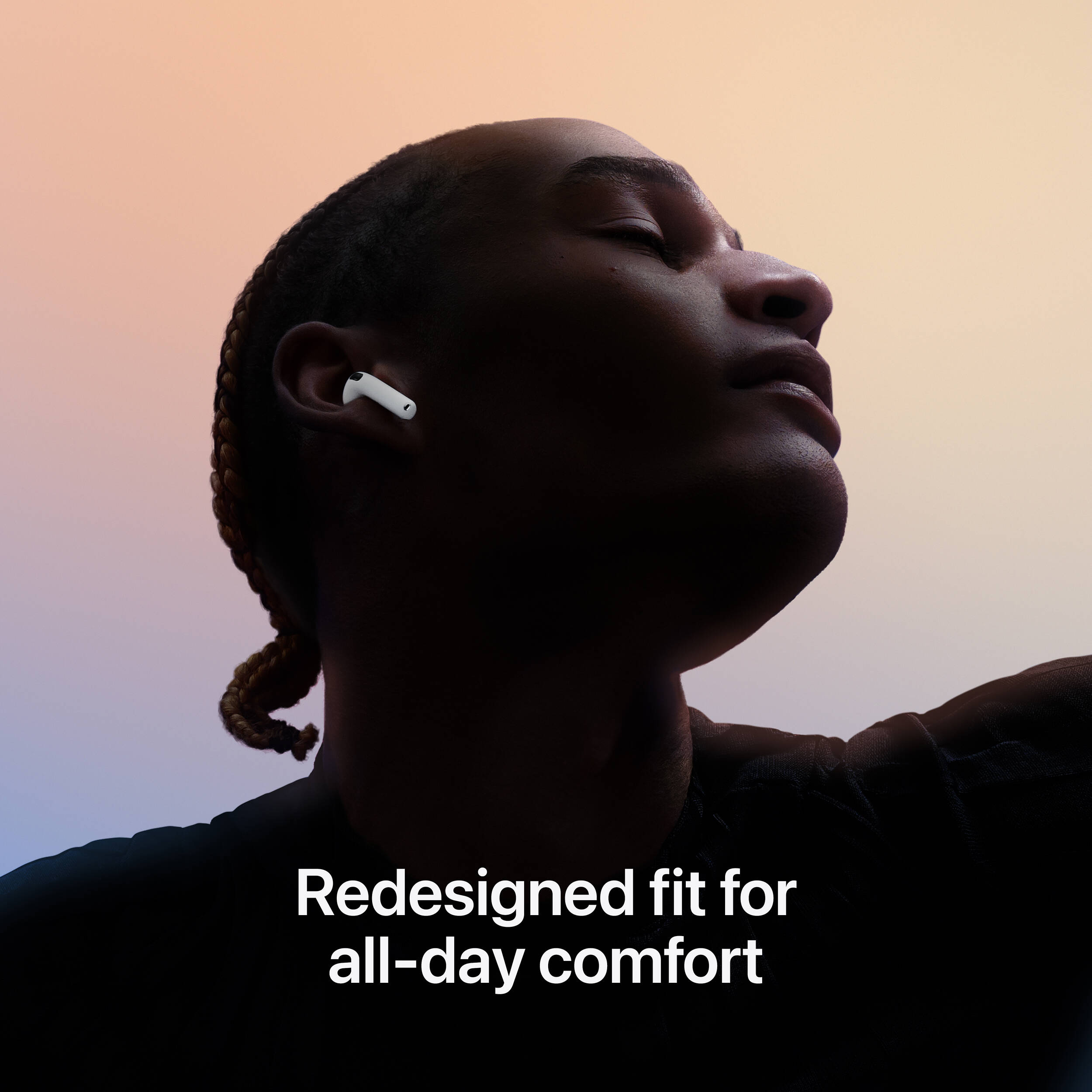 Apple AirPods 4 with Active Noise Cancellation wireless in-ear earbuds — view 4