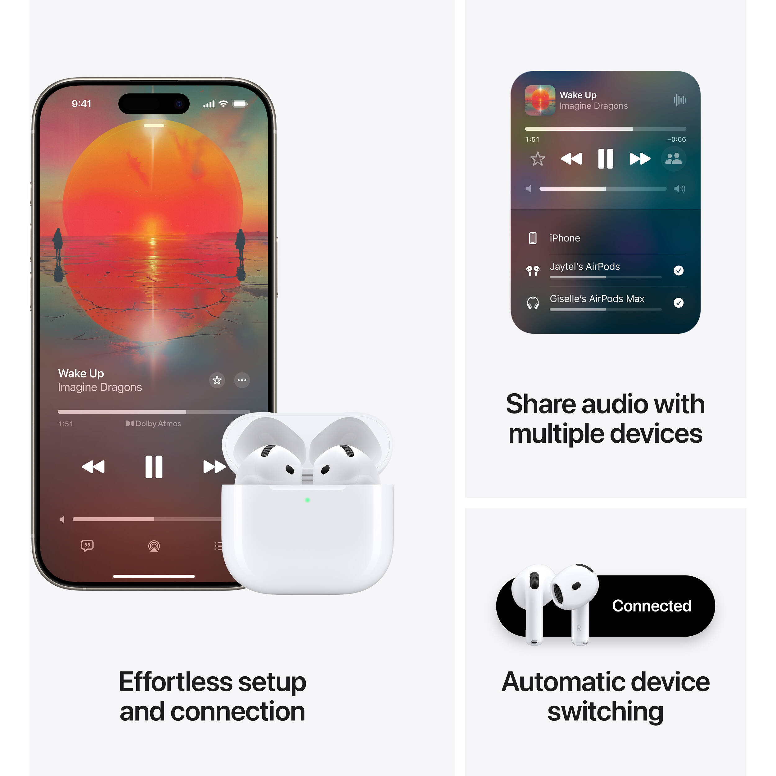 Apple AirPods 4 with Active Noise Cancellation wireless in-ear earbuds — view 8