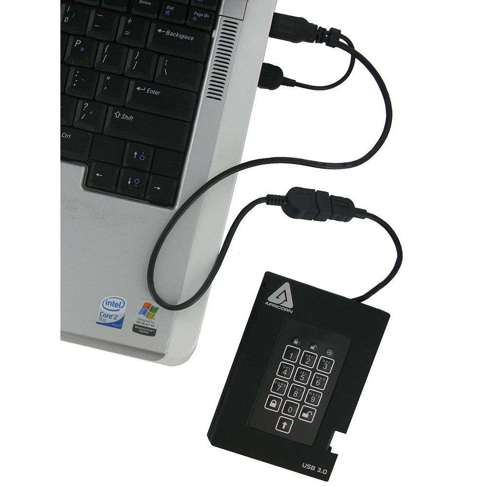 Apricorn 4TB FIPS validated external SSD with USB 3.0 connectivity — view 4