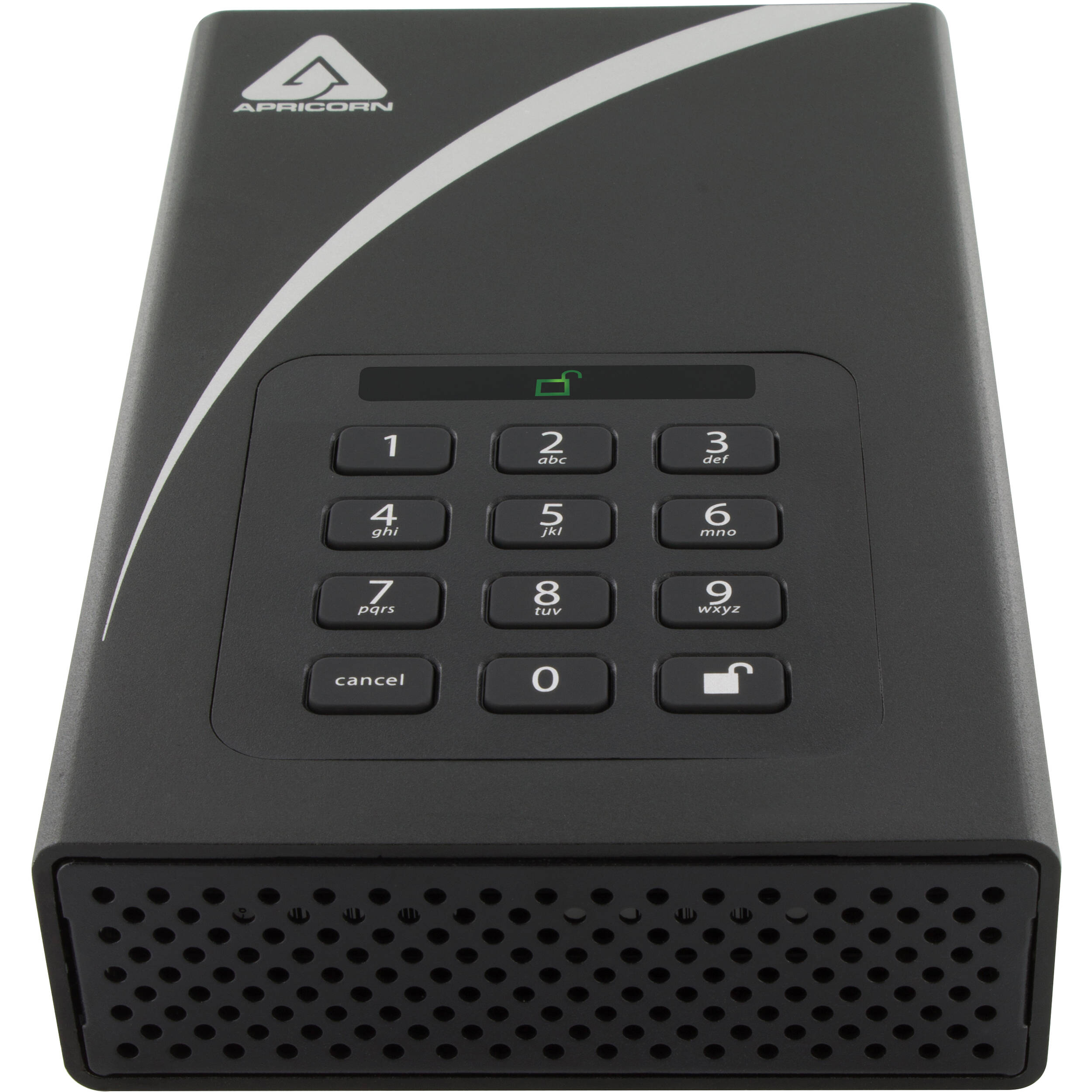 Apricorn 16TB USB 3.0 encrypted desktop external drive — view 2