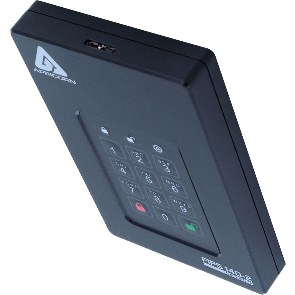 Apricorn AFL3-S500 512GB FIPS validated SSD with USB 3.0 — view 3