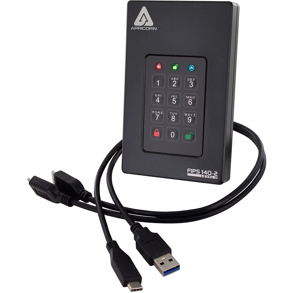 Apricorn AFL3-S500 512GB FIPS validated SSD with USB 3.0 — view 4