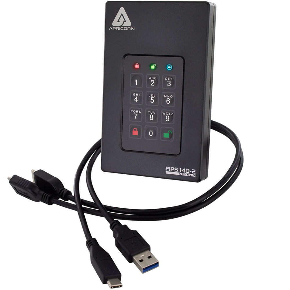 Fips Validated, 8tb SSD USB 3.0