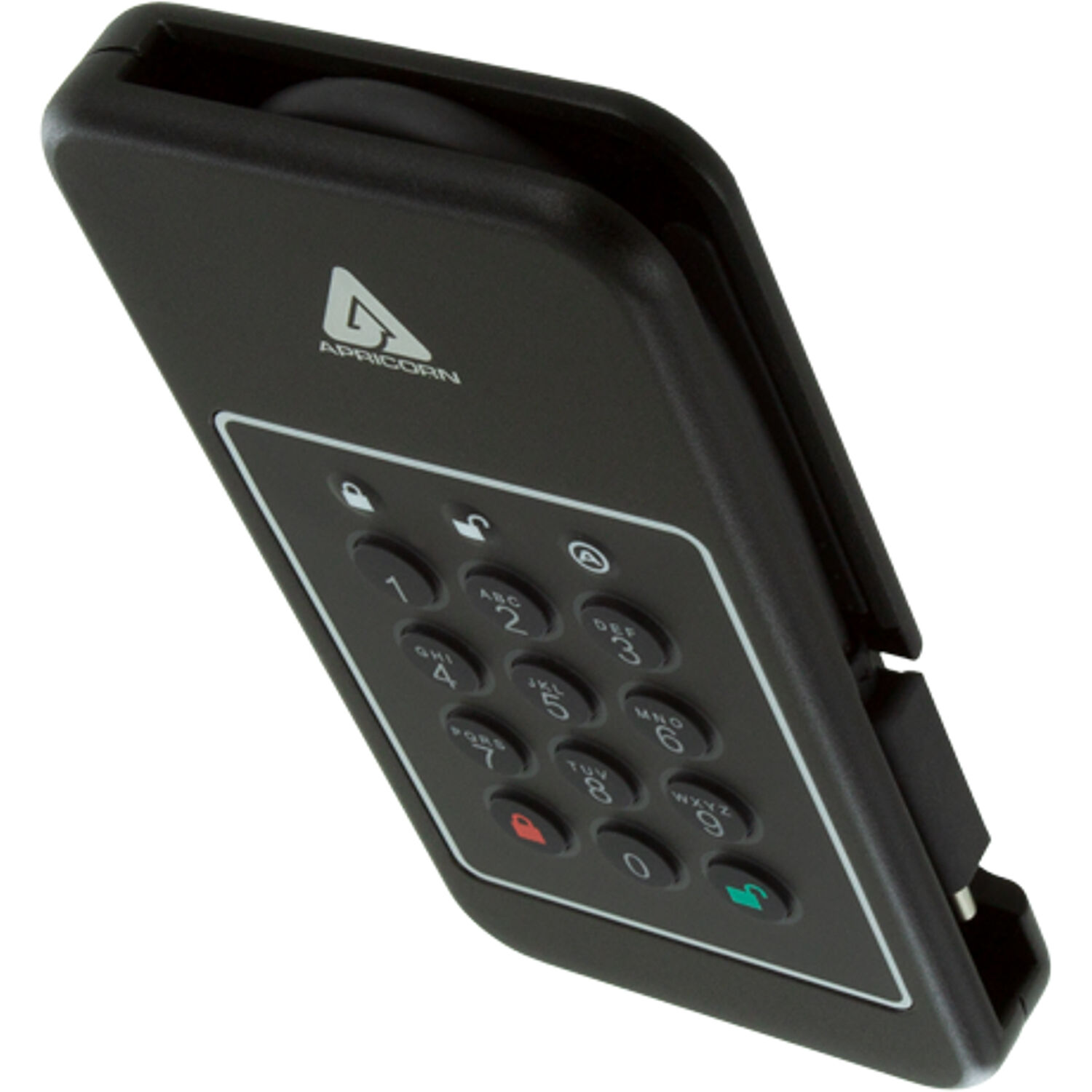 Apricorn Aegis NVX 500GB ruggedized encrypted external SSD with USB 3.0 — view 5