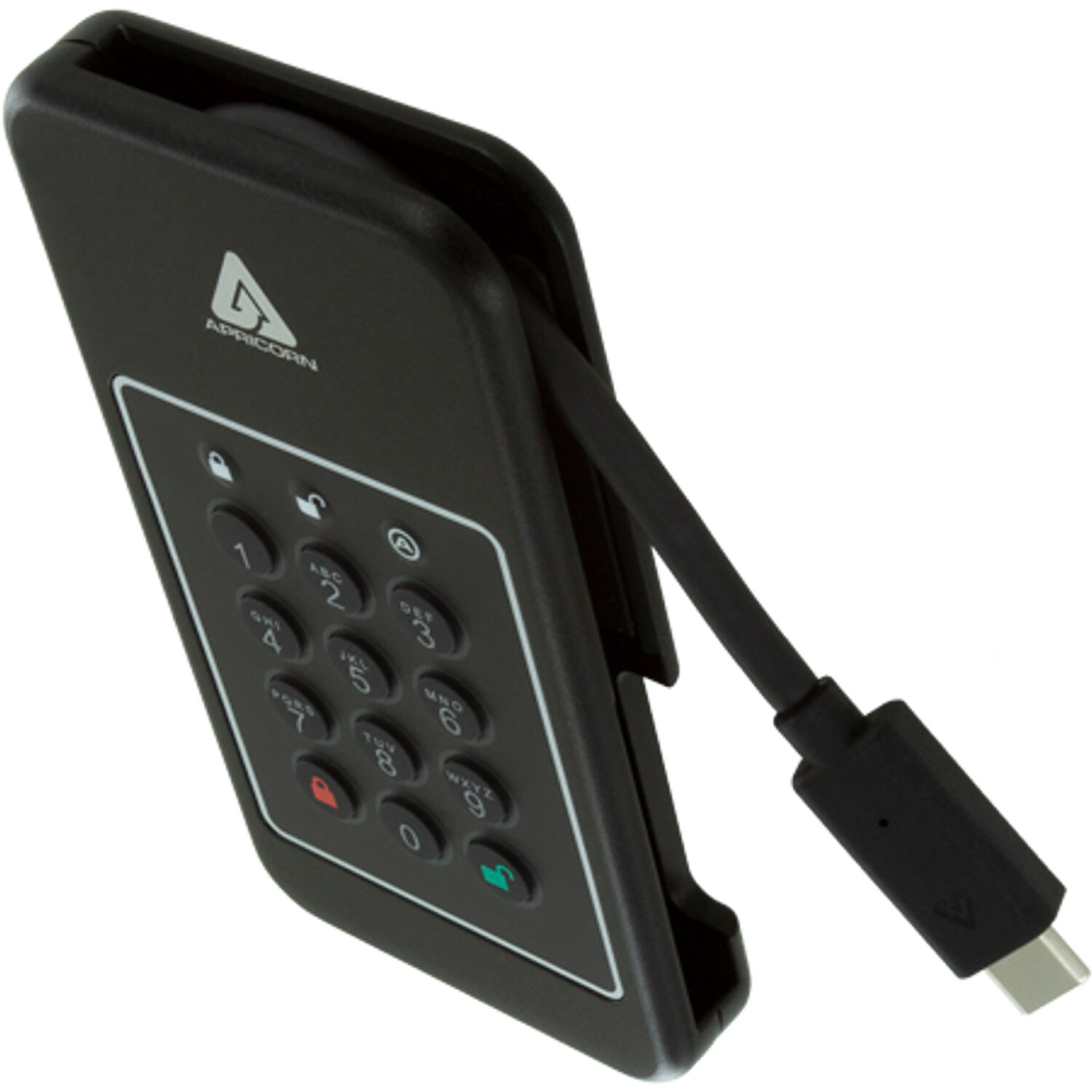 Apricorn Aegis NVX 500GB ruggedized encrypted external SSD with USB 3.0 — view 6