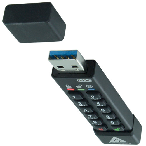 Apricorn ASK3-NX-8GB encrypted USB 3.0 flash drive with AES XTS security — view 3