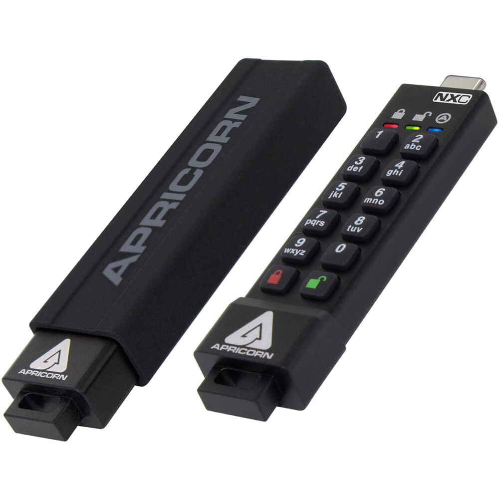 Apricorn ASK3-NXC-16GB 16GB USB flash drive with 256-bit AES XTS hardware encryption — view 3