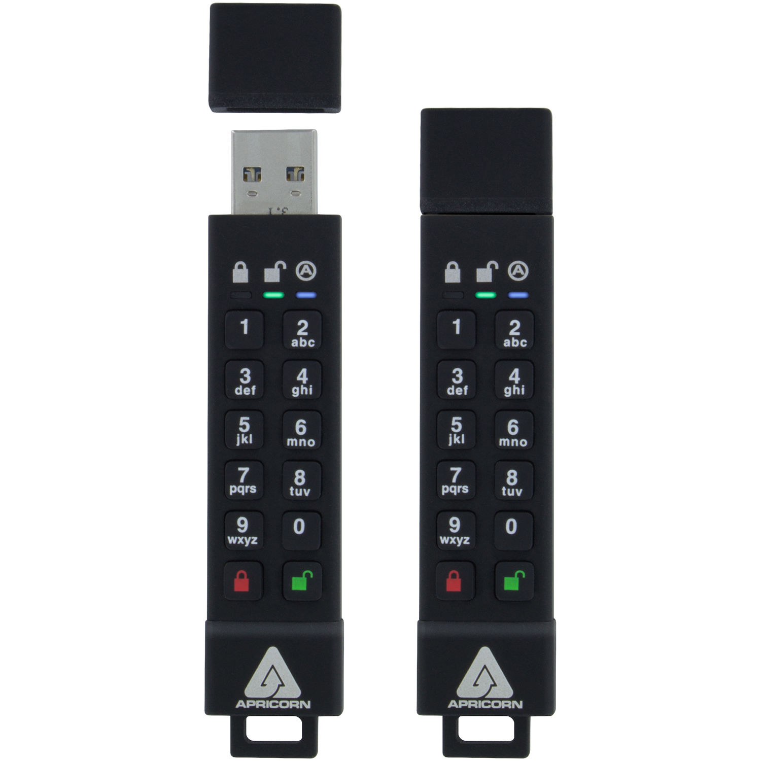 Apricorn ASK3Z 16GB encrypted USB 3.0 flash drive with AES XTS security — view 3