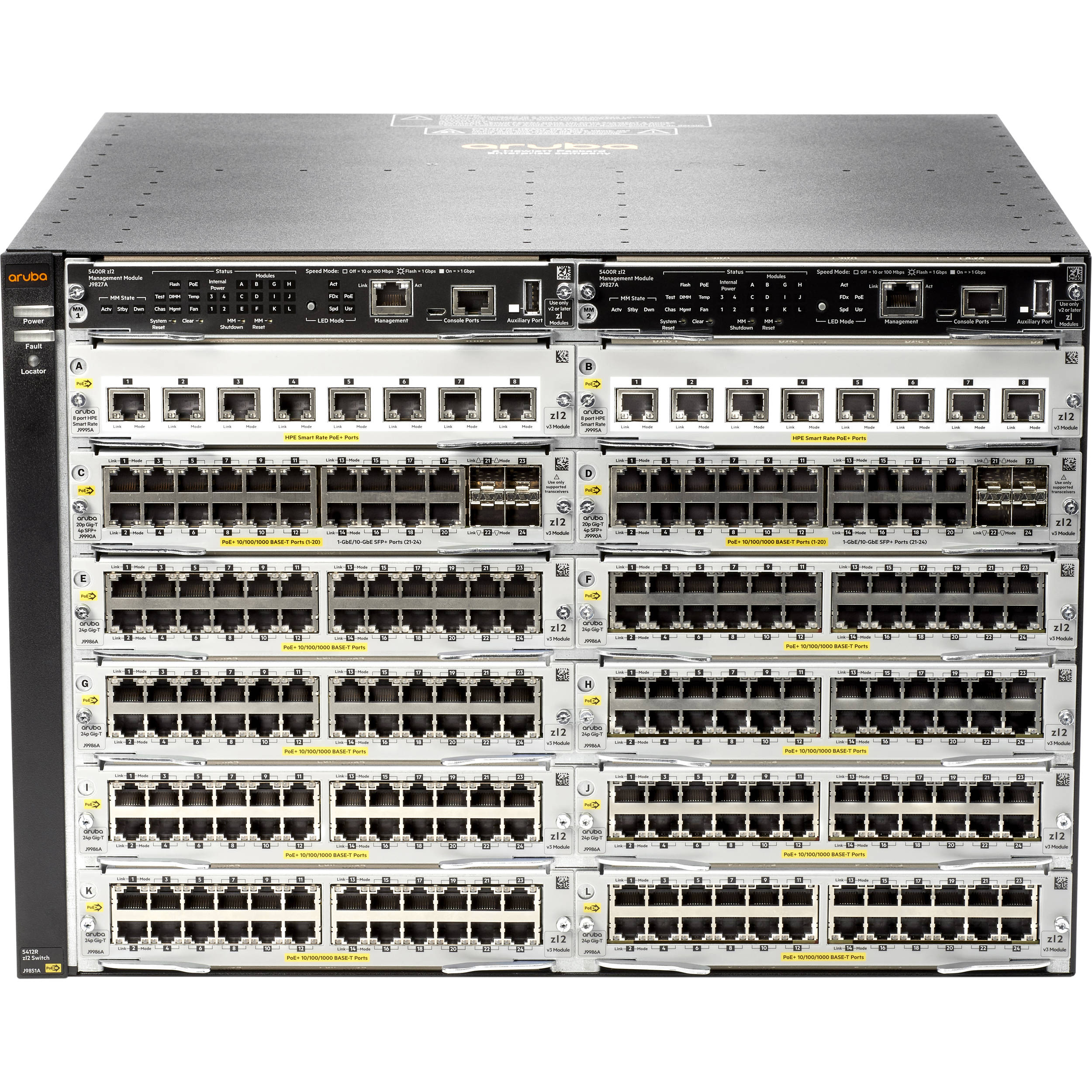 Aruba 5412R zl2 swtch — view 4