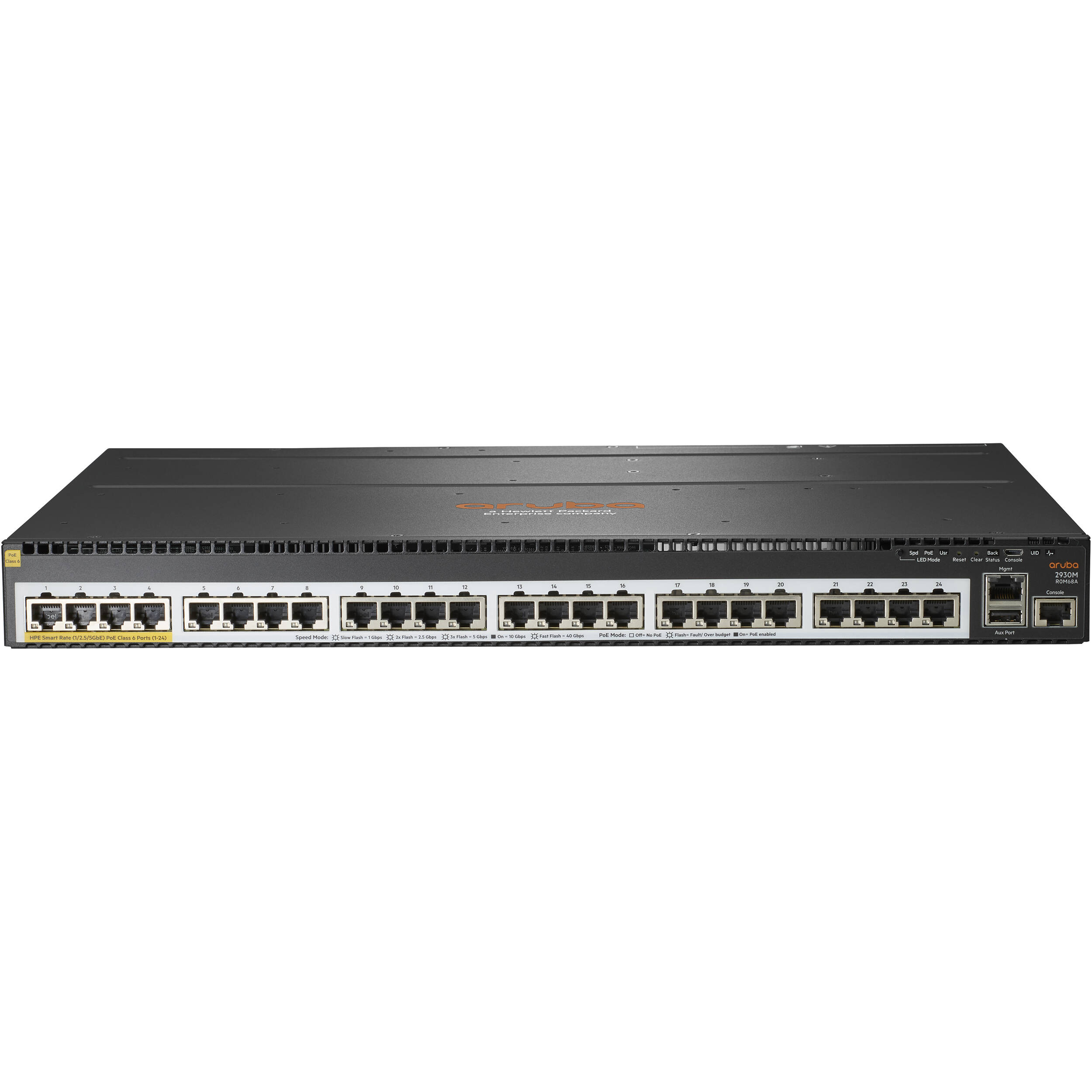 Aruba 2930M 24SR PoE Class 6 Switch | Managed Layer 3, Enterprise