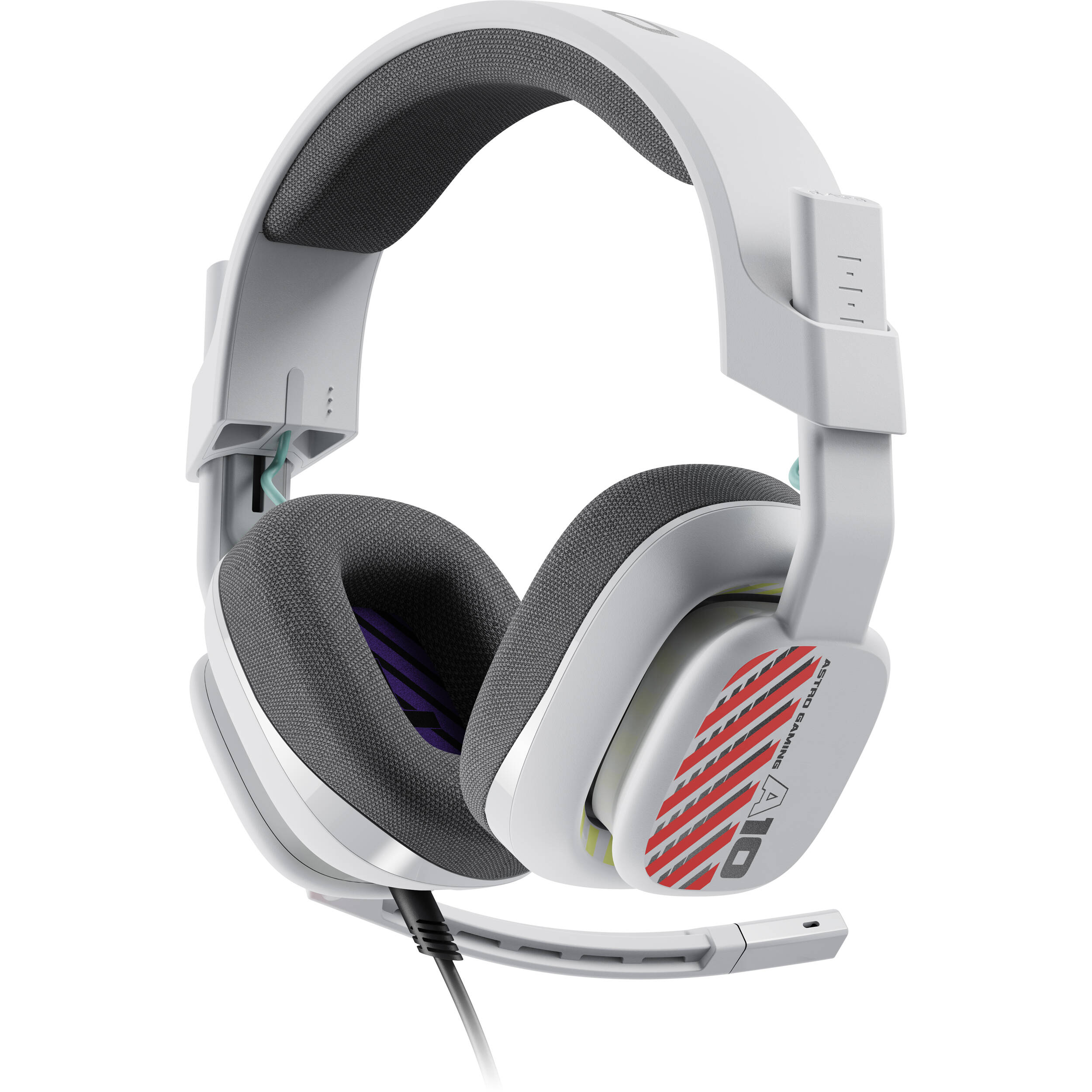 White Logitech ASTRO A10 Gen 2 wired gaming headset for Xbox, PlayStation, PC, and Nintendo Switch — view 4