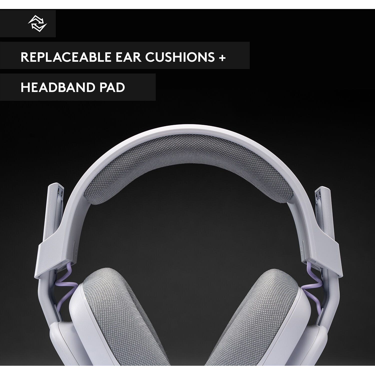 ASTRO Gaming A10 Gen 2 wired PC headset in grey with boom microphone — view 2