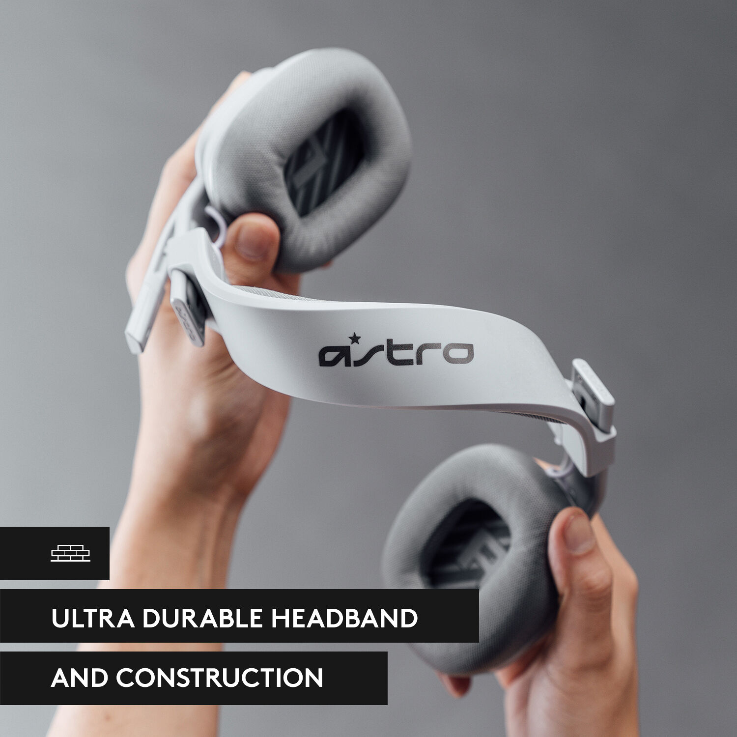 ASTRO Gaming A10 Gen 2 wired PC headset in grey with boom microphone — view 4