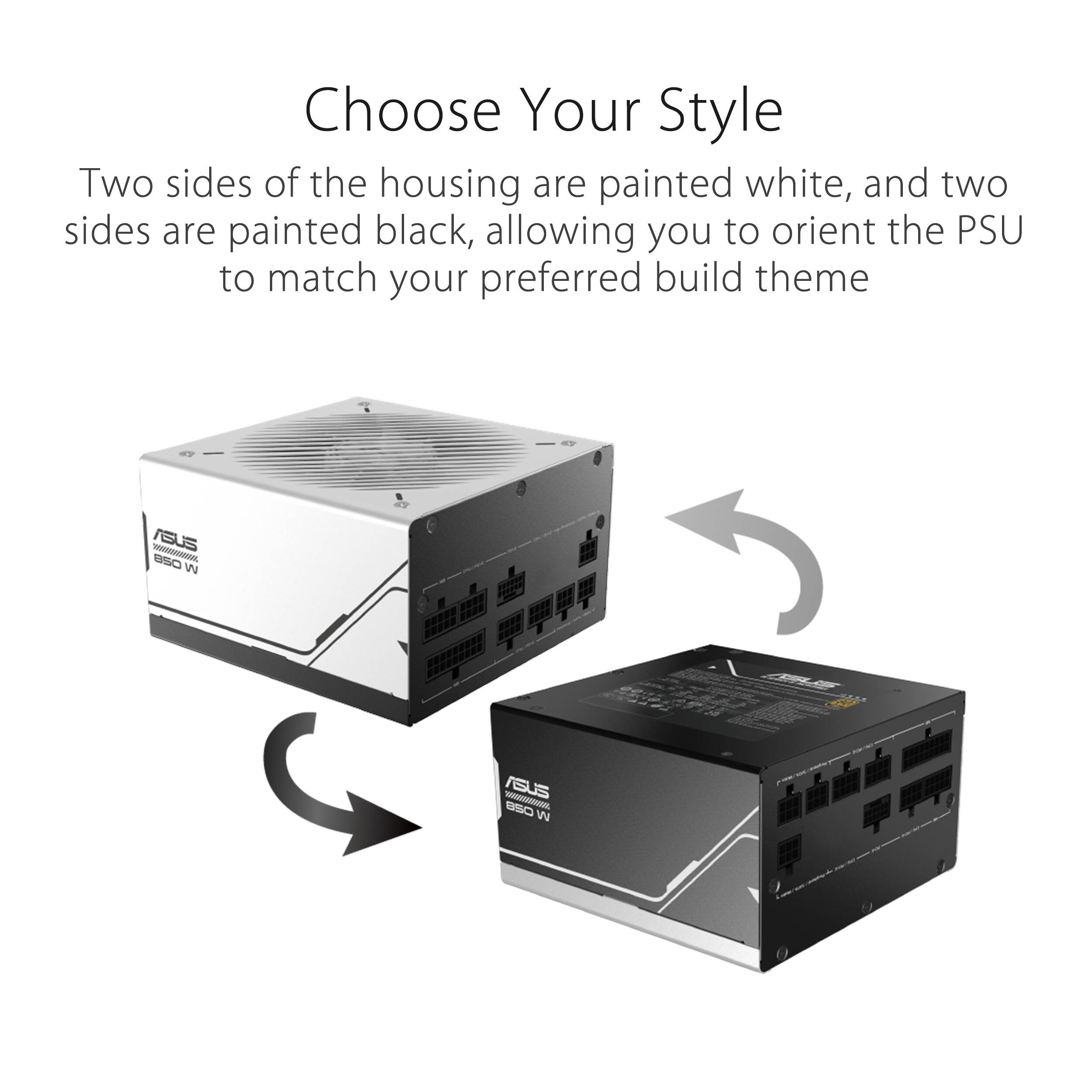 ASUS AP-850G 850W 80 PLUS Gold fully modular ATX power supply — view 16